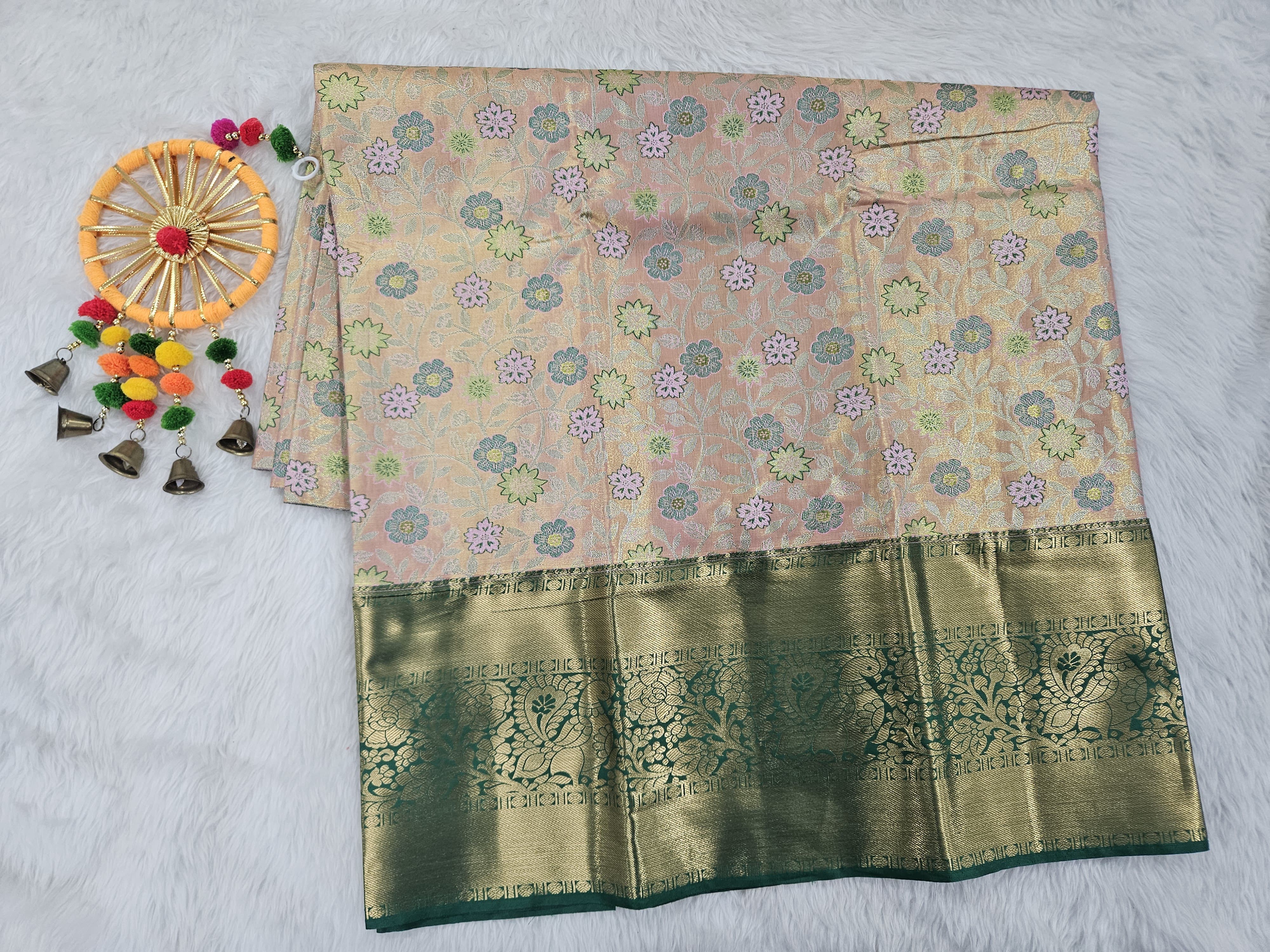 (5–10 Year) Lehenga – Unstitched (Blouse + Material)