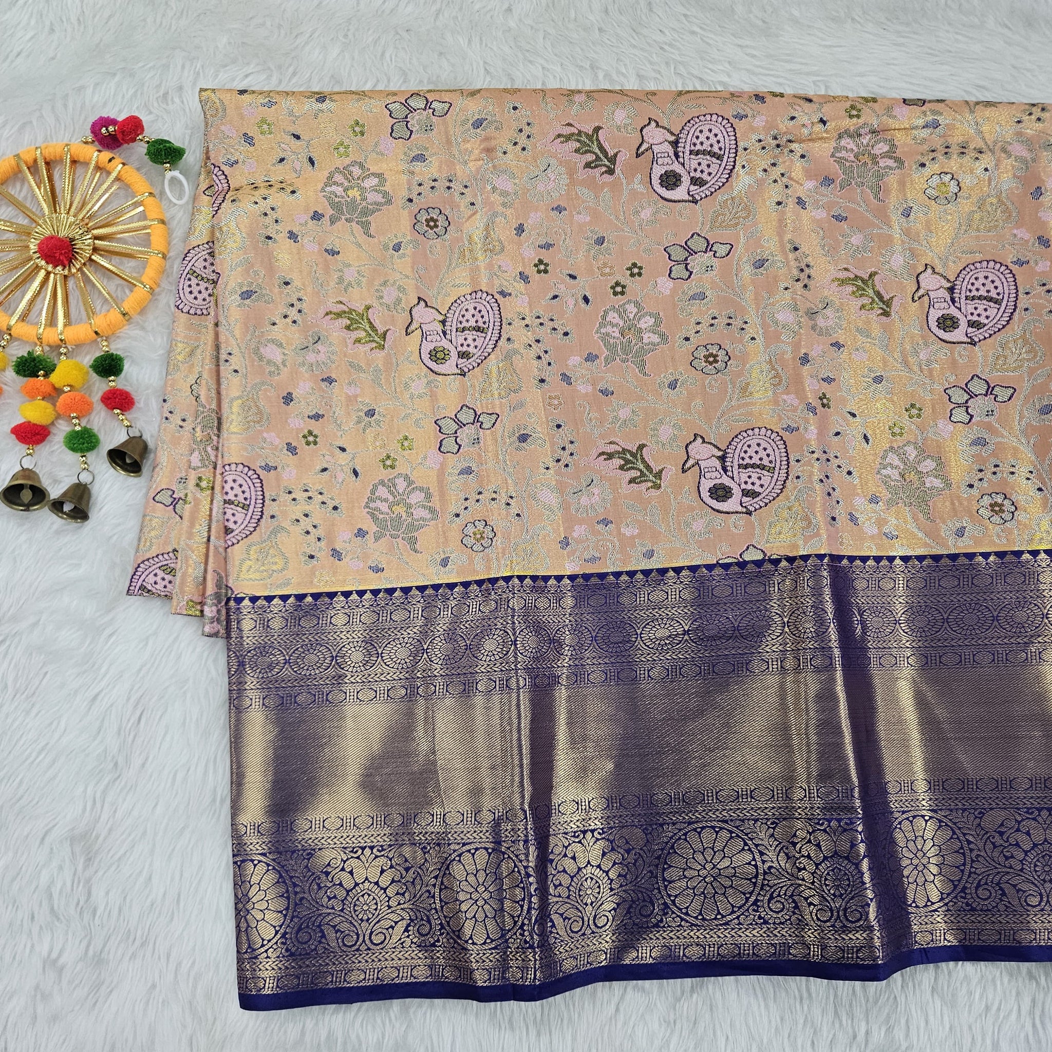(5–10 Year) Lehenga – Unstitched (Blouse + Material)