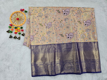 (5–10 Year) Lehenga – Unstitched (Blouse + Material)