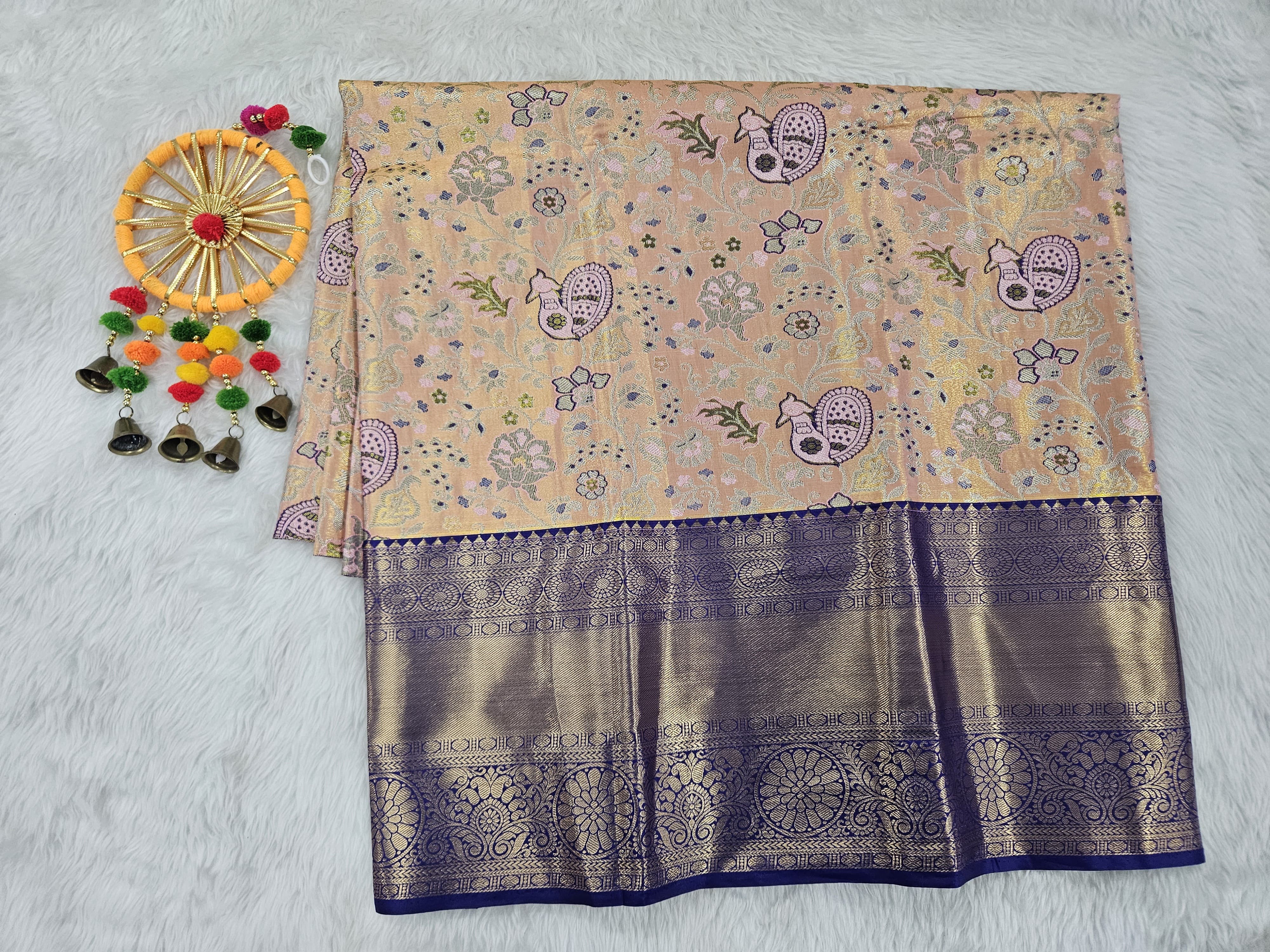 (5–10 Year) Lehenga – Unstitched (Blouse + Material)