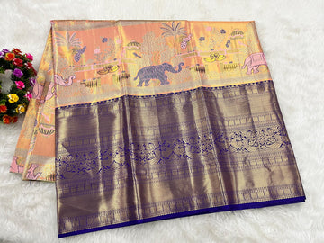 (5–10 Year) Lehenga – Unstitched (Blouse + Material)