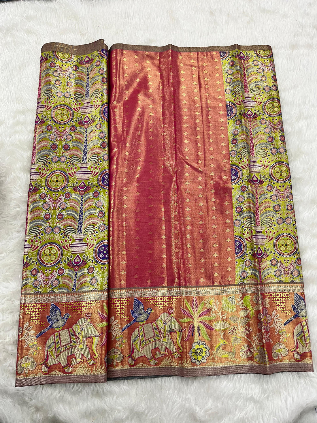 (2–5  Year) Lehenga – Unstitched (Blouse + Material)