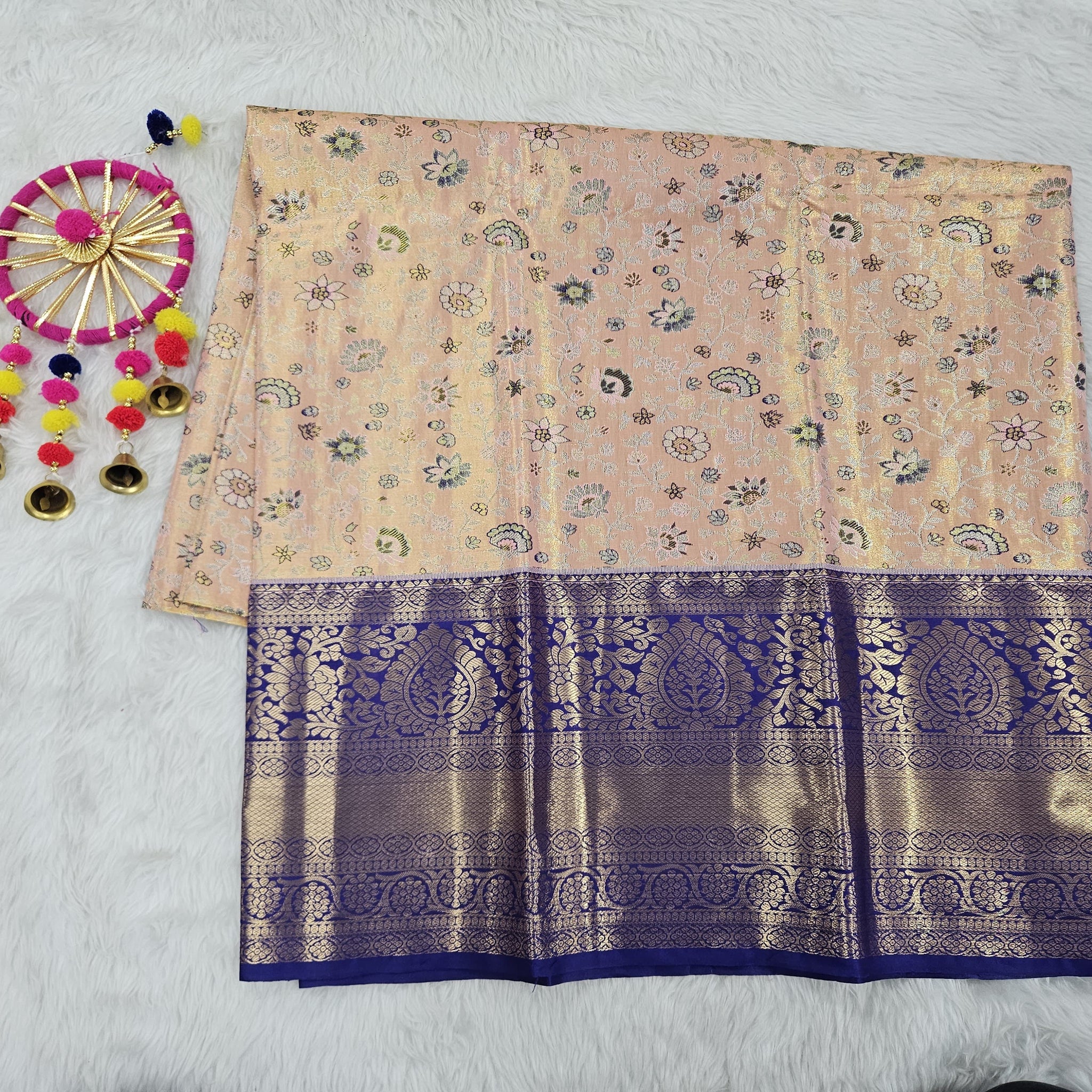(5–10 Year) Lehenga – Unstitched (Blouse + Material)