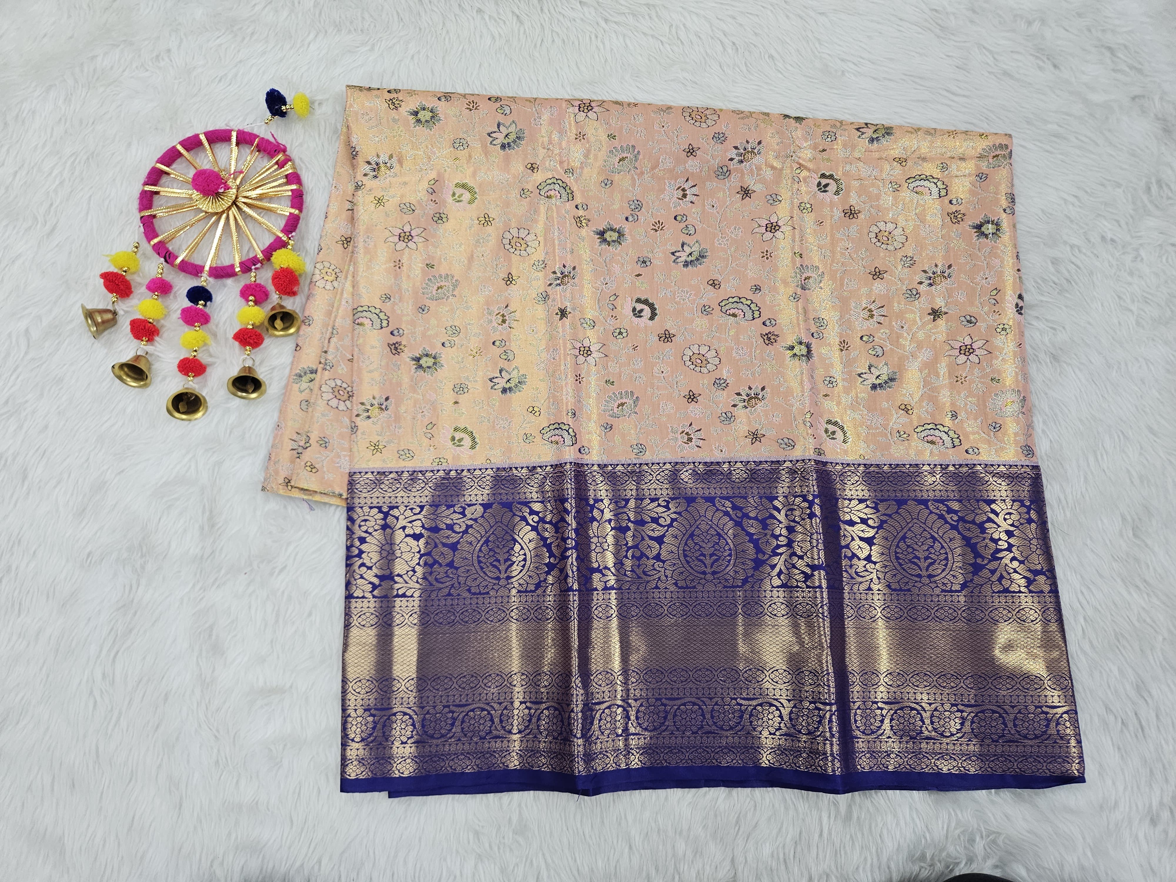 (5–10 Year) Lehenga – Unstitched (Blouse + Material)
