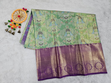 (5–10 Year) Lehenga – Unstitched (Blouse + Material)