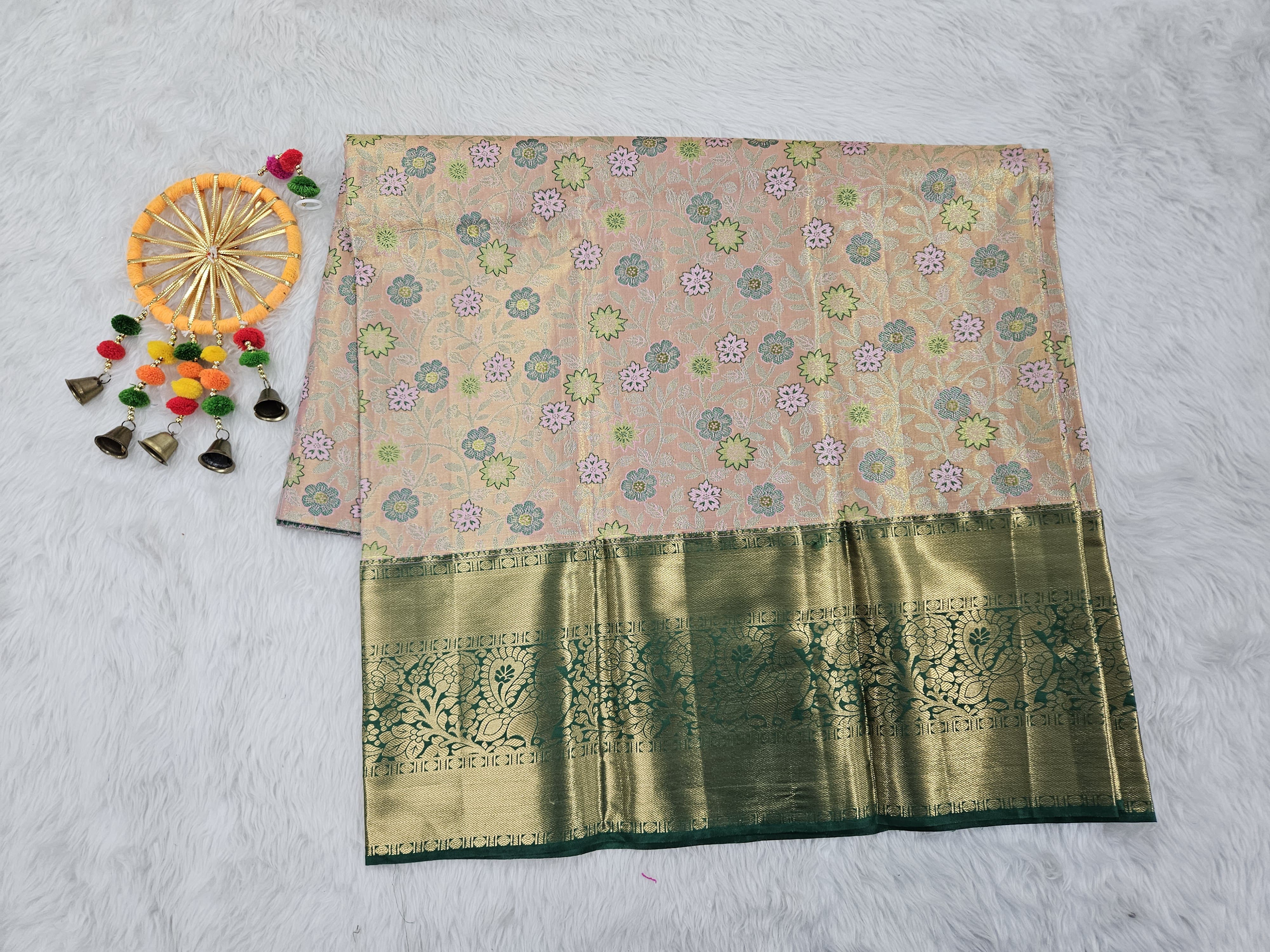 (5–10 Year) Lehenga – Unstitched (Blouse + Material)