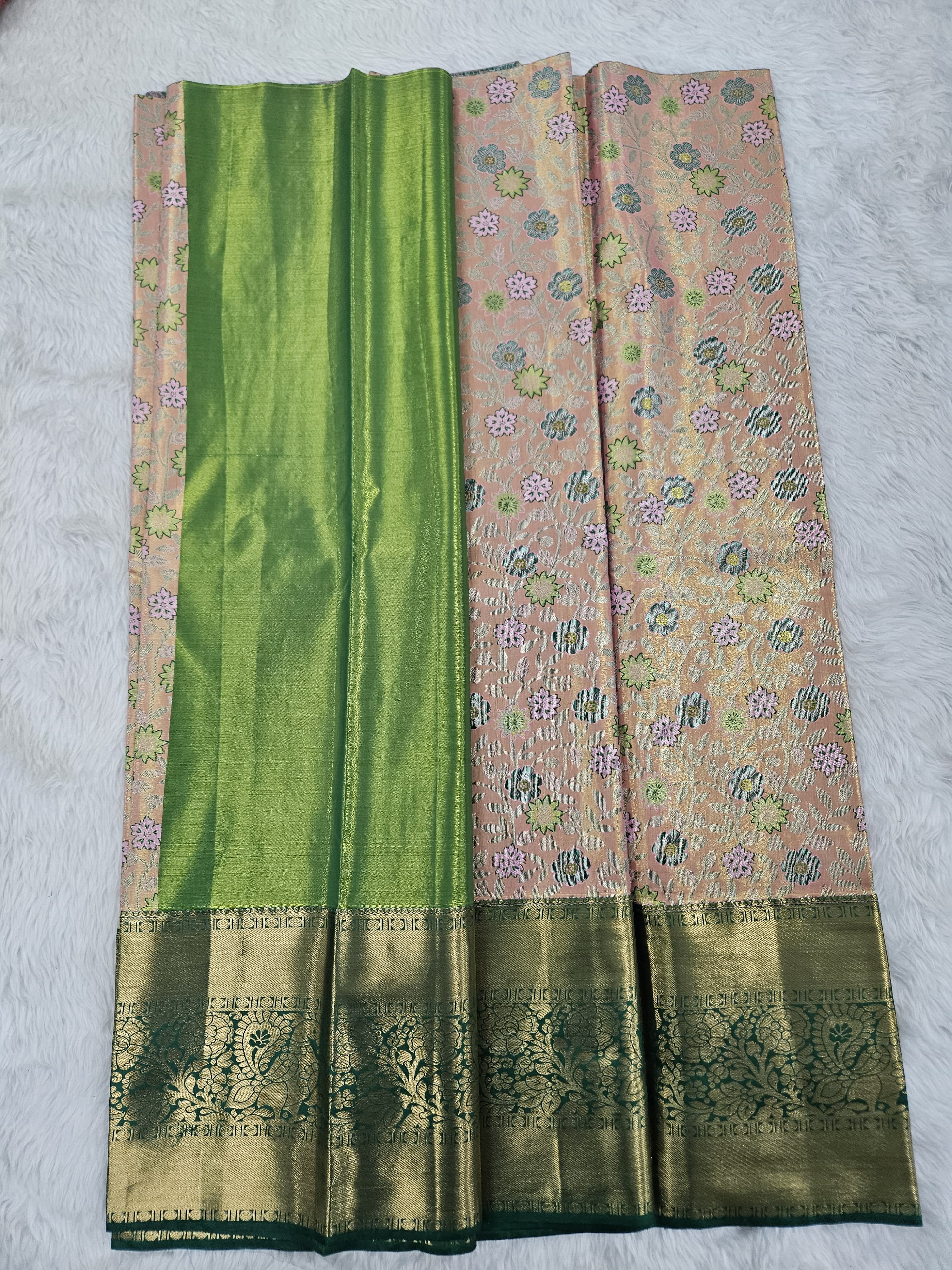 (5–10 Year) Lehenga – Unstitched (Blouse + Material)