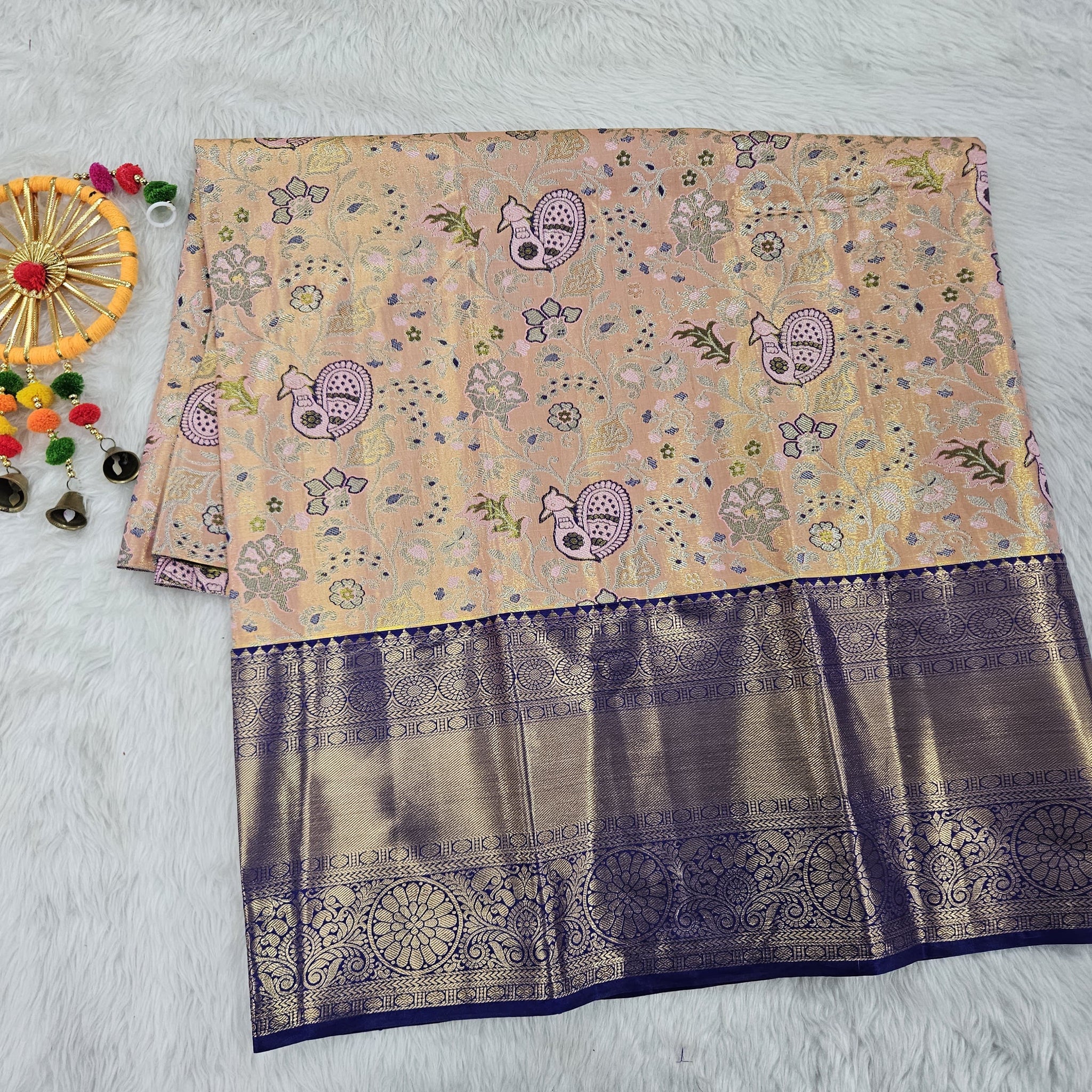 (5–10 Year) Lehenga – Unstitched (Blouse + Material)