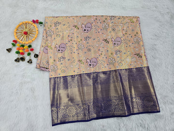 (5–10 Year) Lehenga – Unstitched (Blouse + Material)