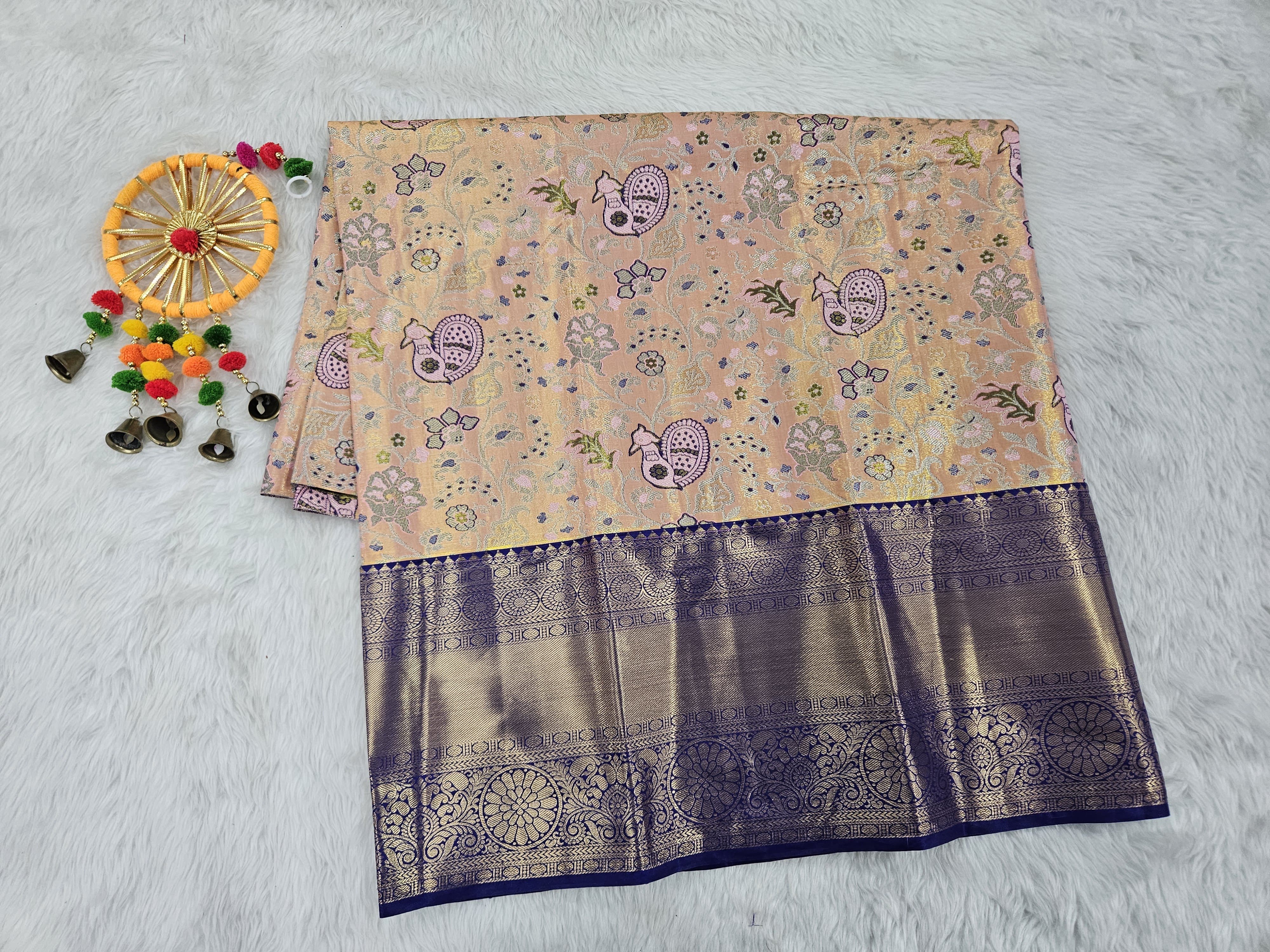(5–10 Year) Lehenga – Unstitched (Blouse + Material)
