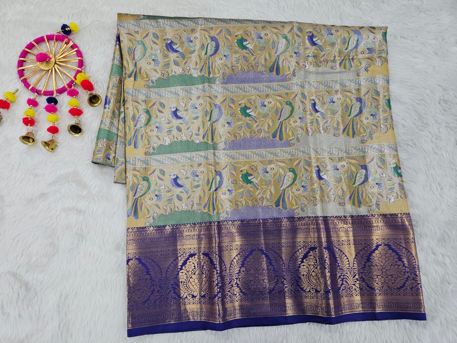 (5–10 Year) Lehenga – Unstitched (Blouse + Material)