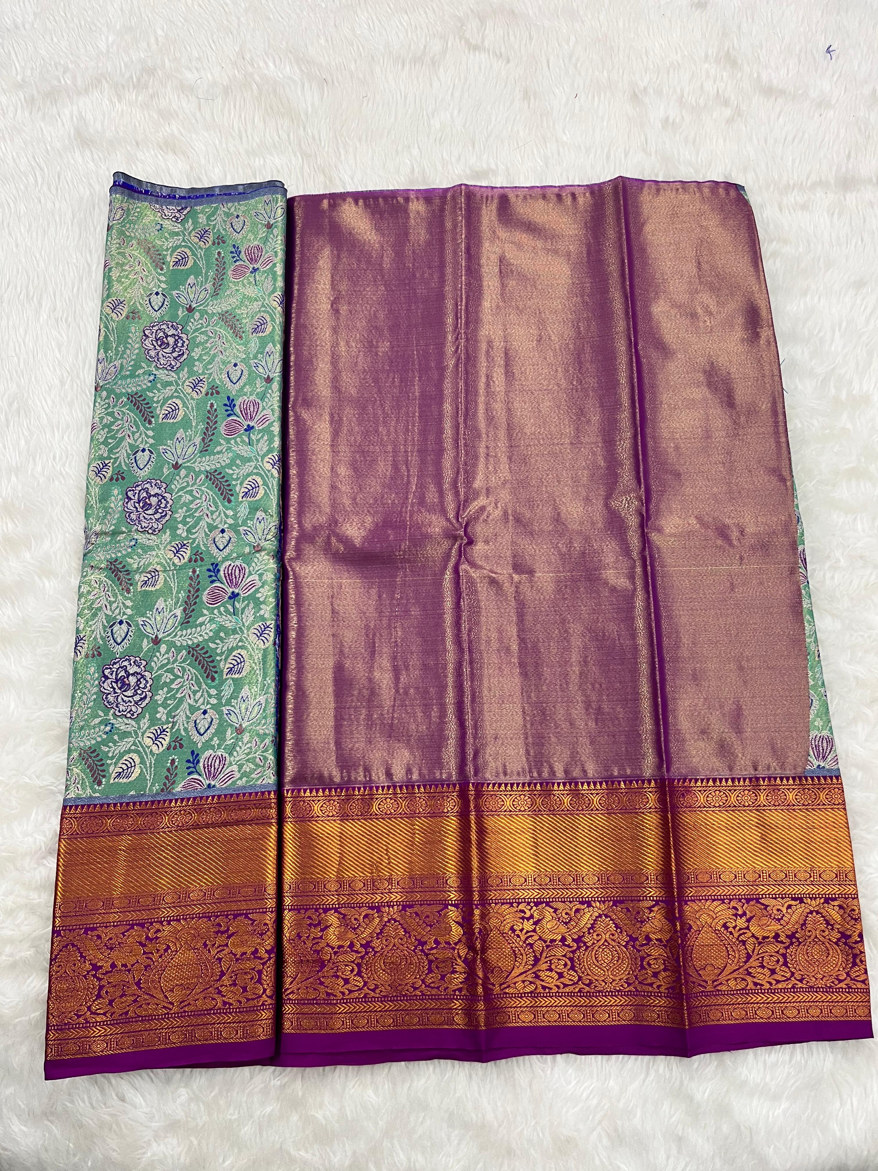 (2–5  Year) Lehenga – Unstitched (Blouse + Material)