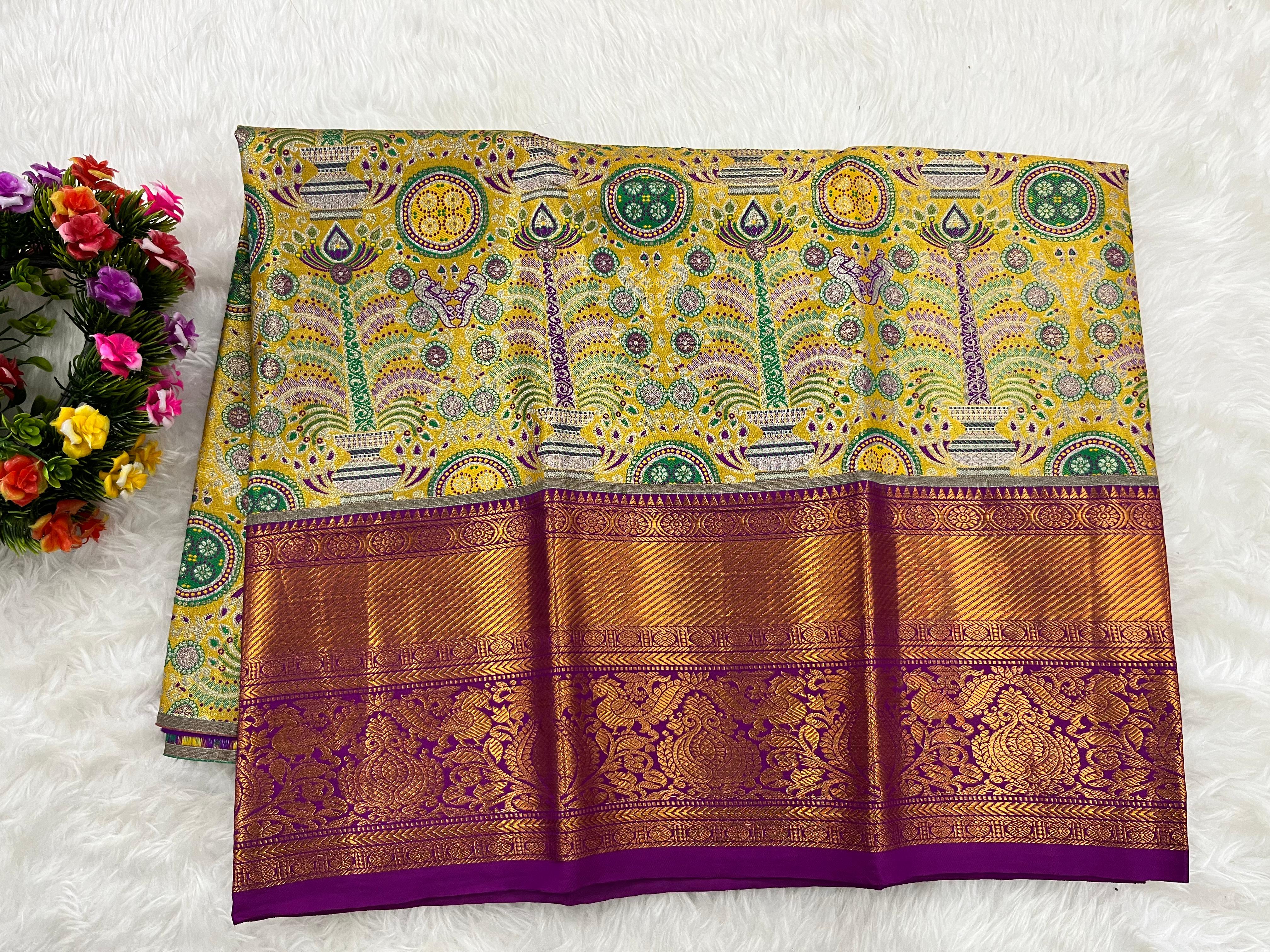 (2–5  Year) Lehenga – Unstitched (Blouse + Material)