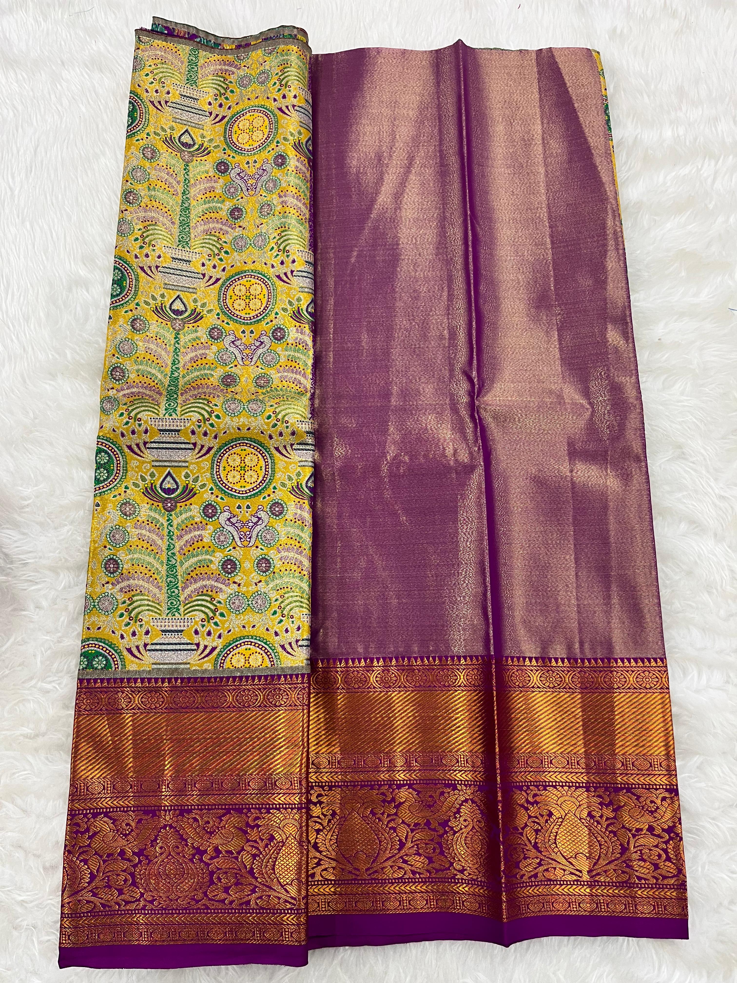 (2–5  Year) Lehenga – Unstitched (Blouse + Material)