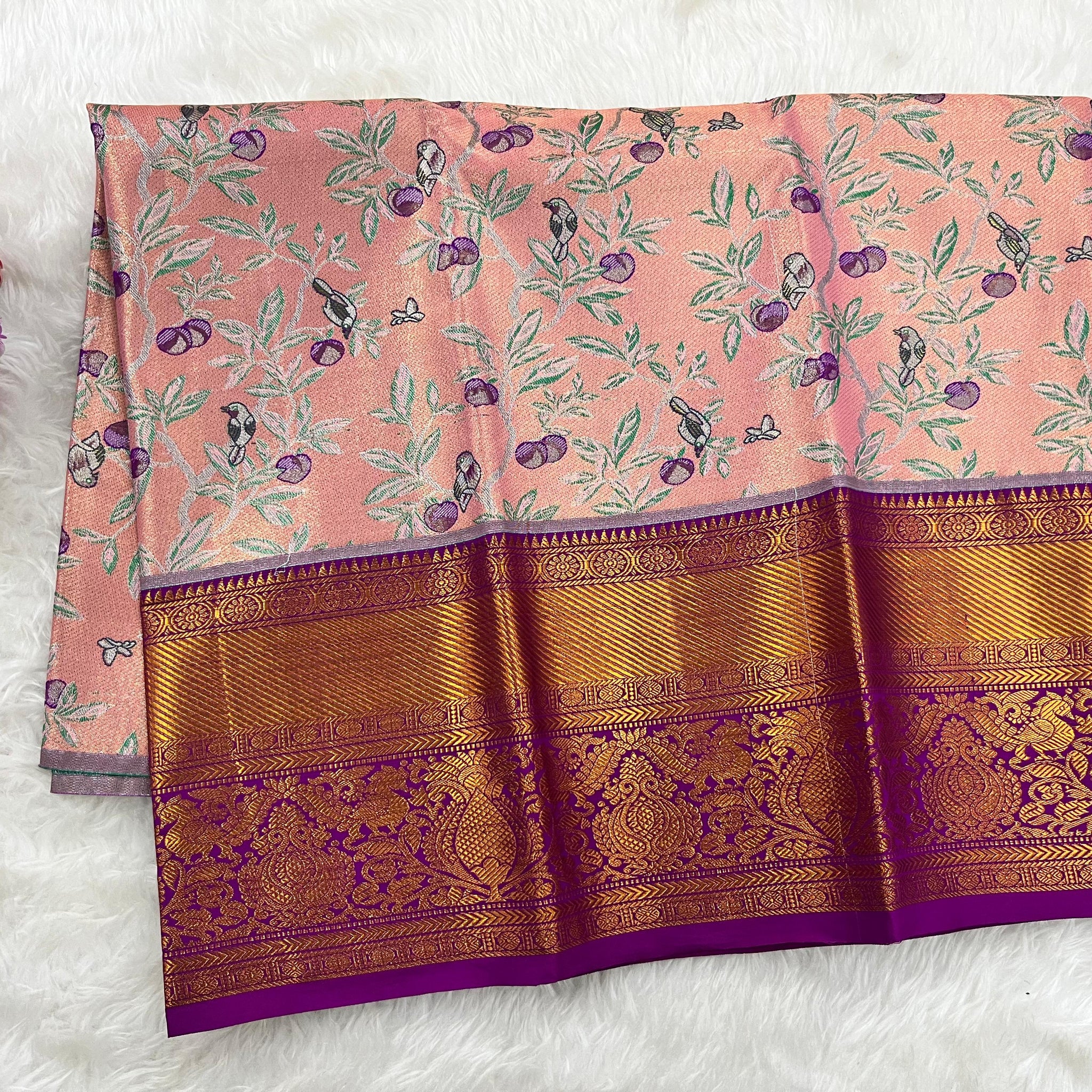 (2–5  Year) Lehenga – Unstitched (Blouse + Material)