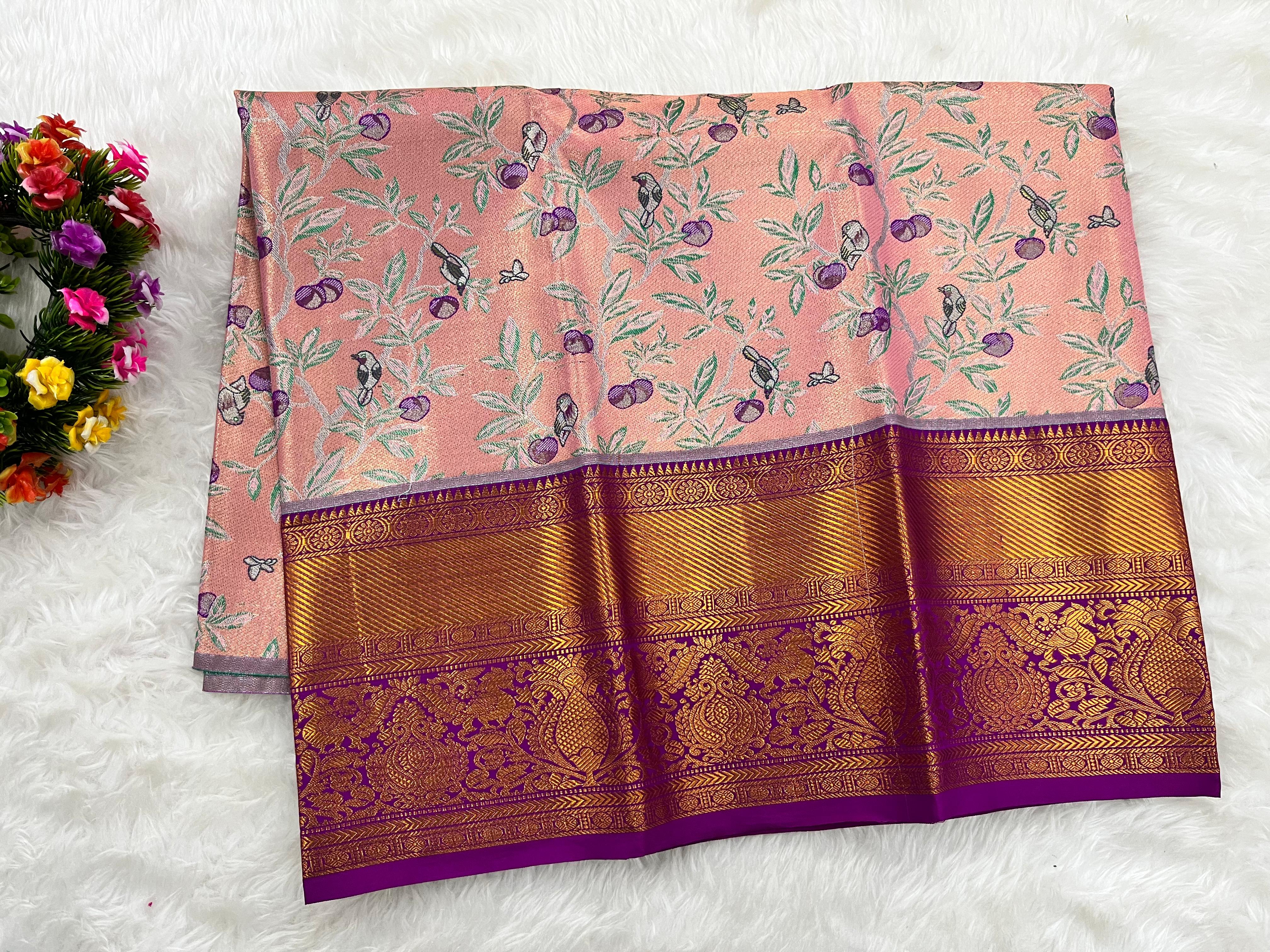 (2–5  Year) Lehenga – Unstitched (Blouse + Material)