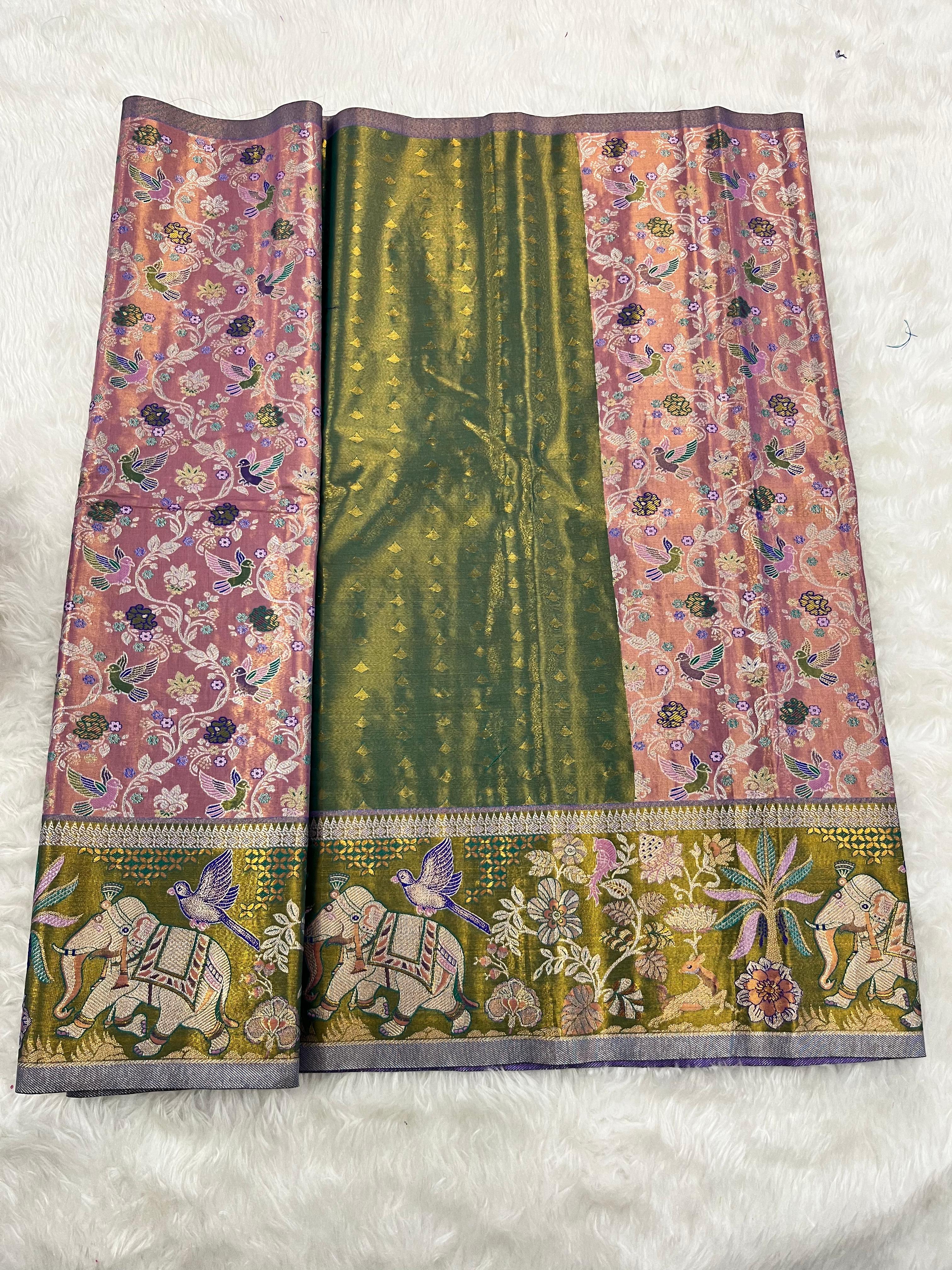 (2–5  Year) Lehenga – Unstitched (Blouse + Material)