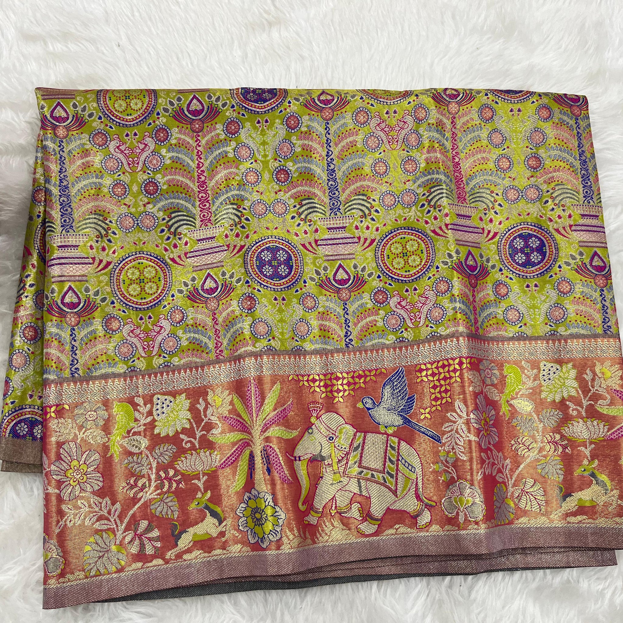 (2–5  Year) Lehenga – Unstitched (Blouse + Material)