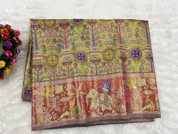 (2–5  Year) Lehenga – Unstitched (Blouse + Material)