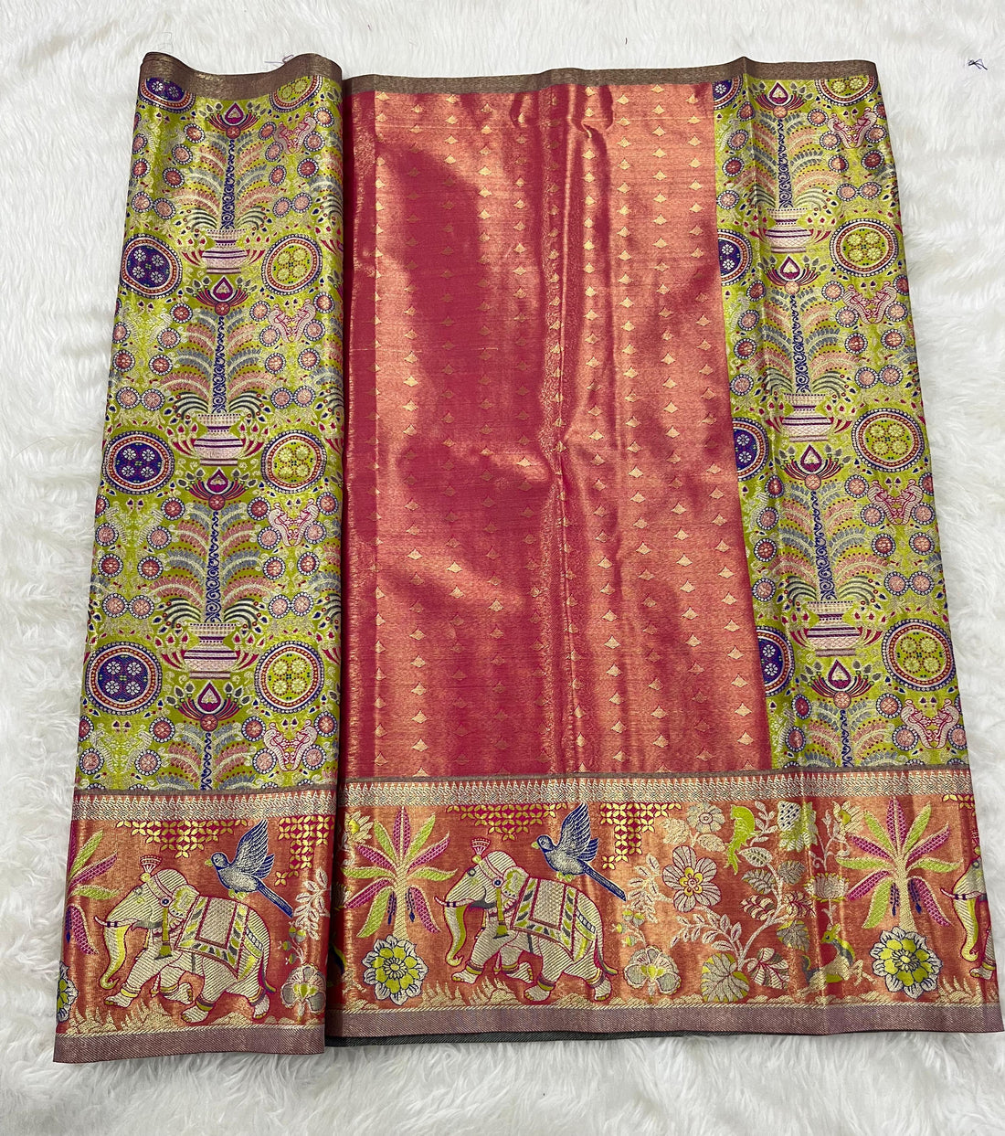 (2–5  Year) Lehenga – Unstitched (Blouse + Material)