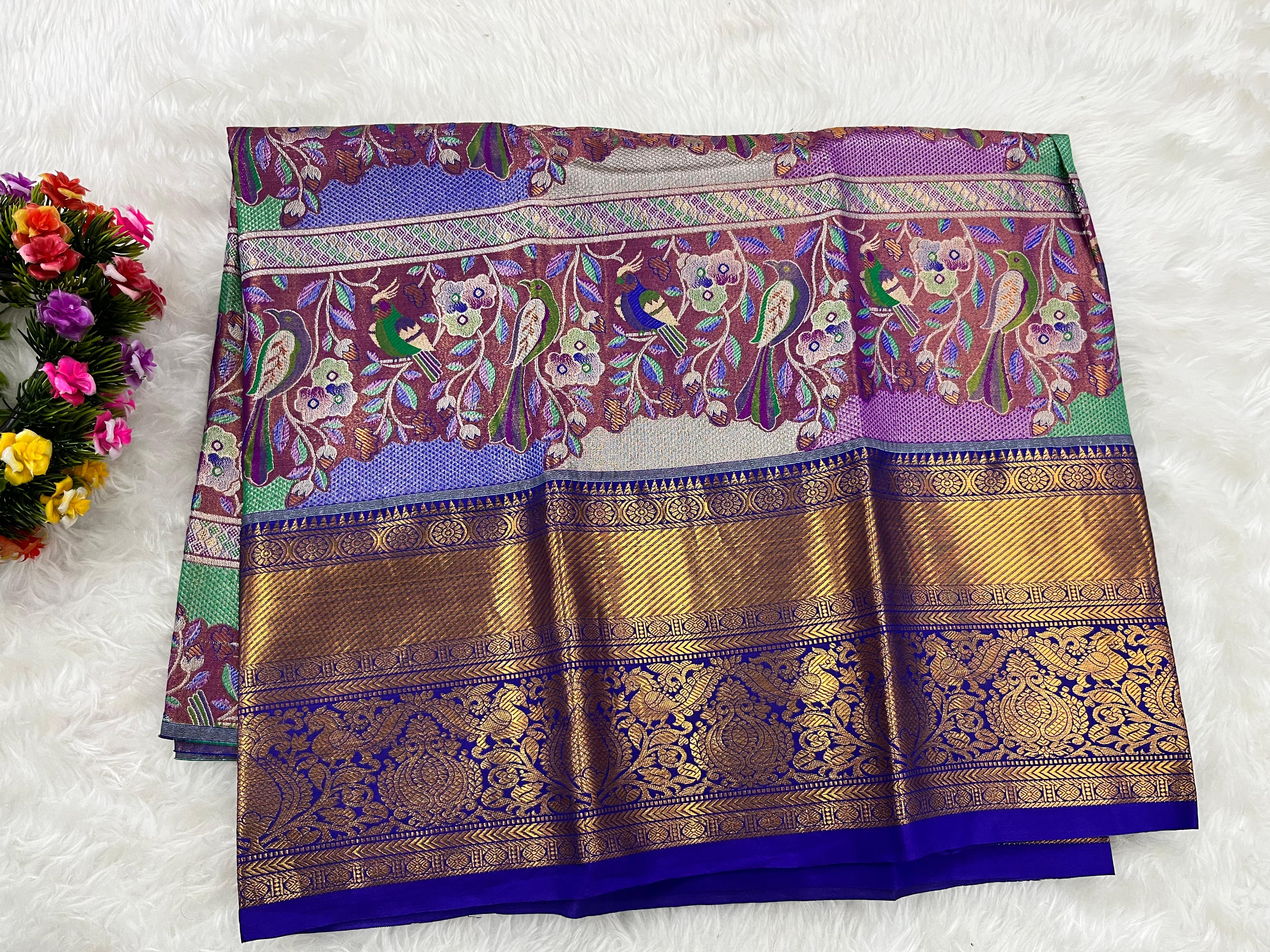 (2–5  Year) Lehenga – Unstitched (Blouse + Material)