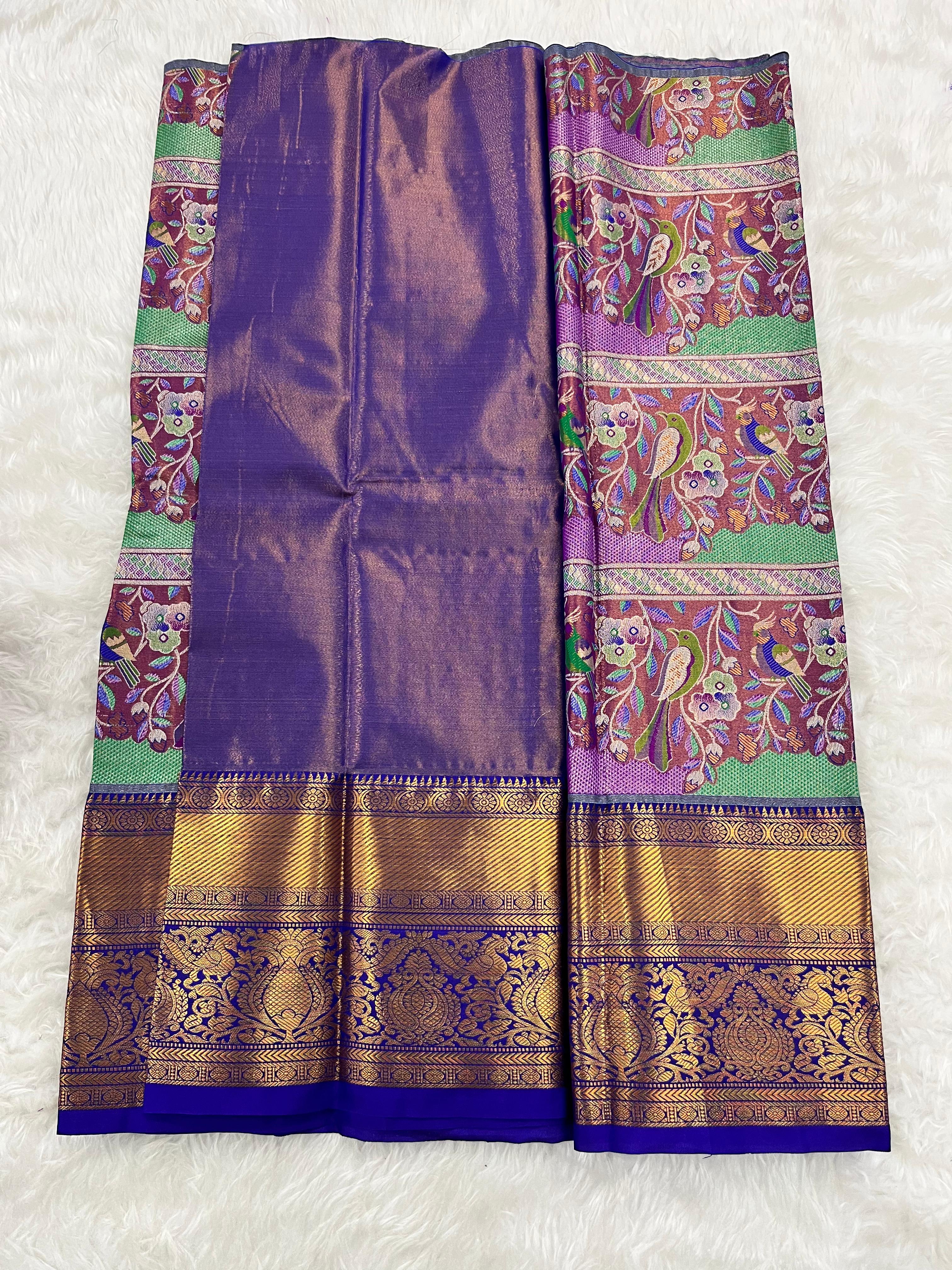 (2–5  Year) Lehenga – Unstitched (Blouse + Material)