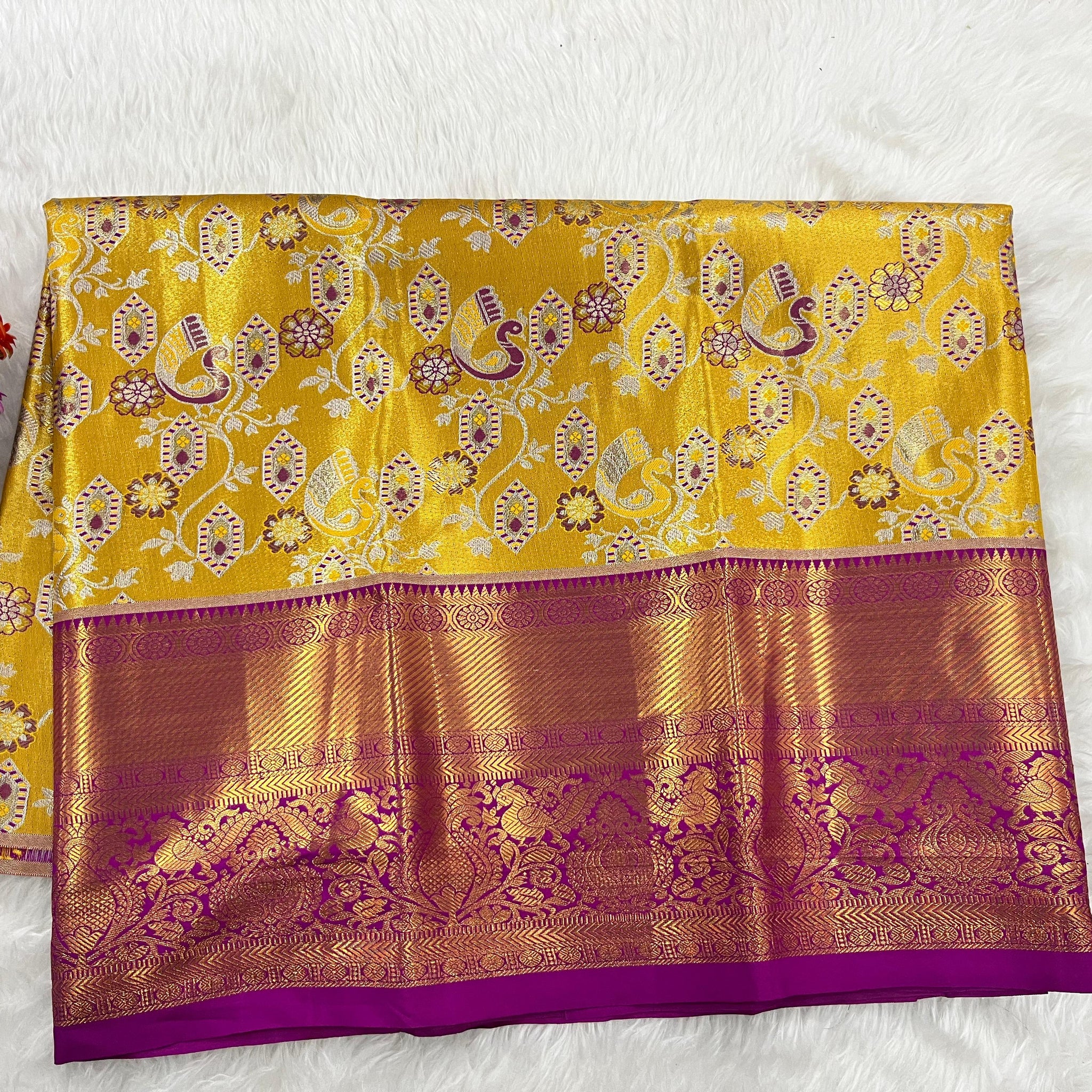 (2–5  Year) Lehenga – Unstitched (Blouse + Material)