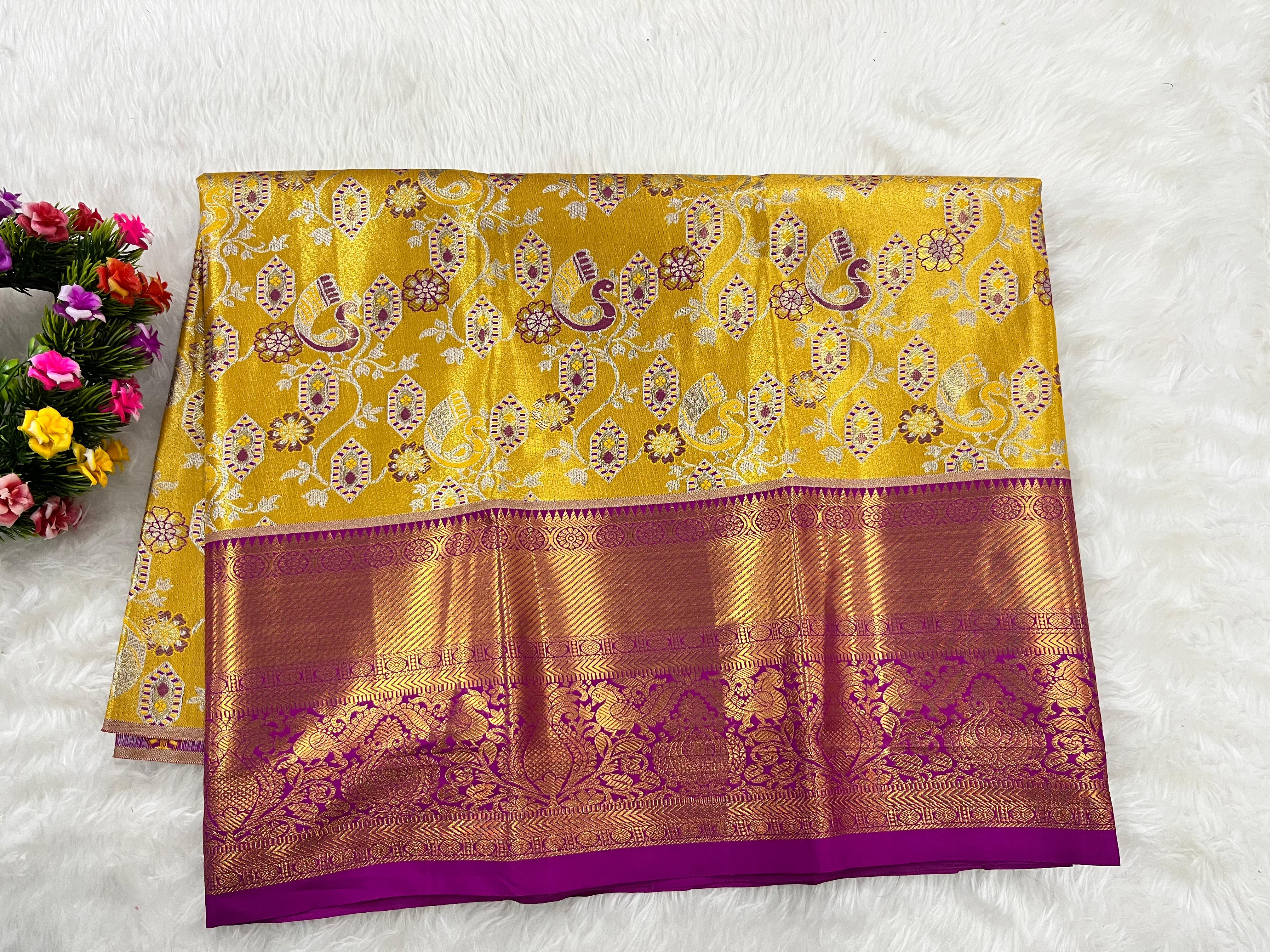 (2–5  Year) Lehenga – Unstitched (Blouse + Material)