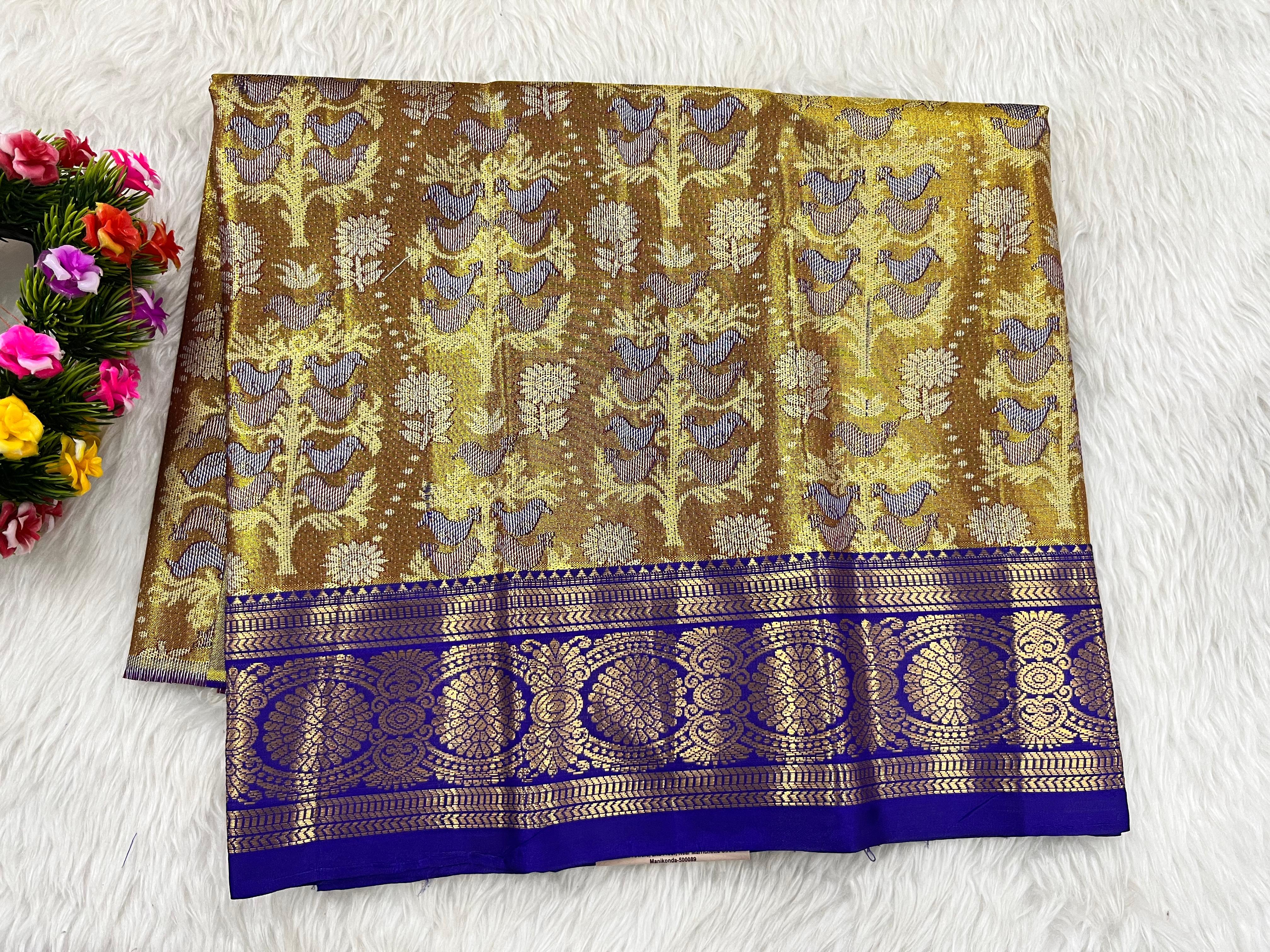 (0–1 Year) Lehenga – Unstitched (Blouse + Material)