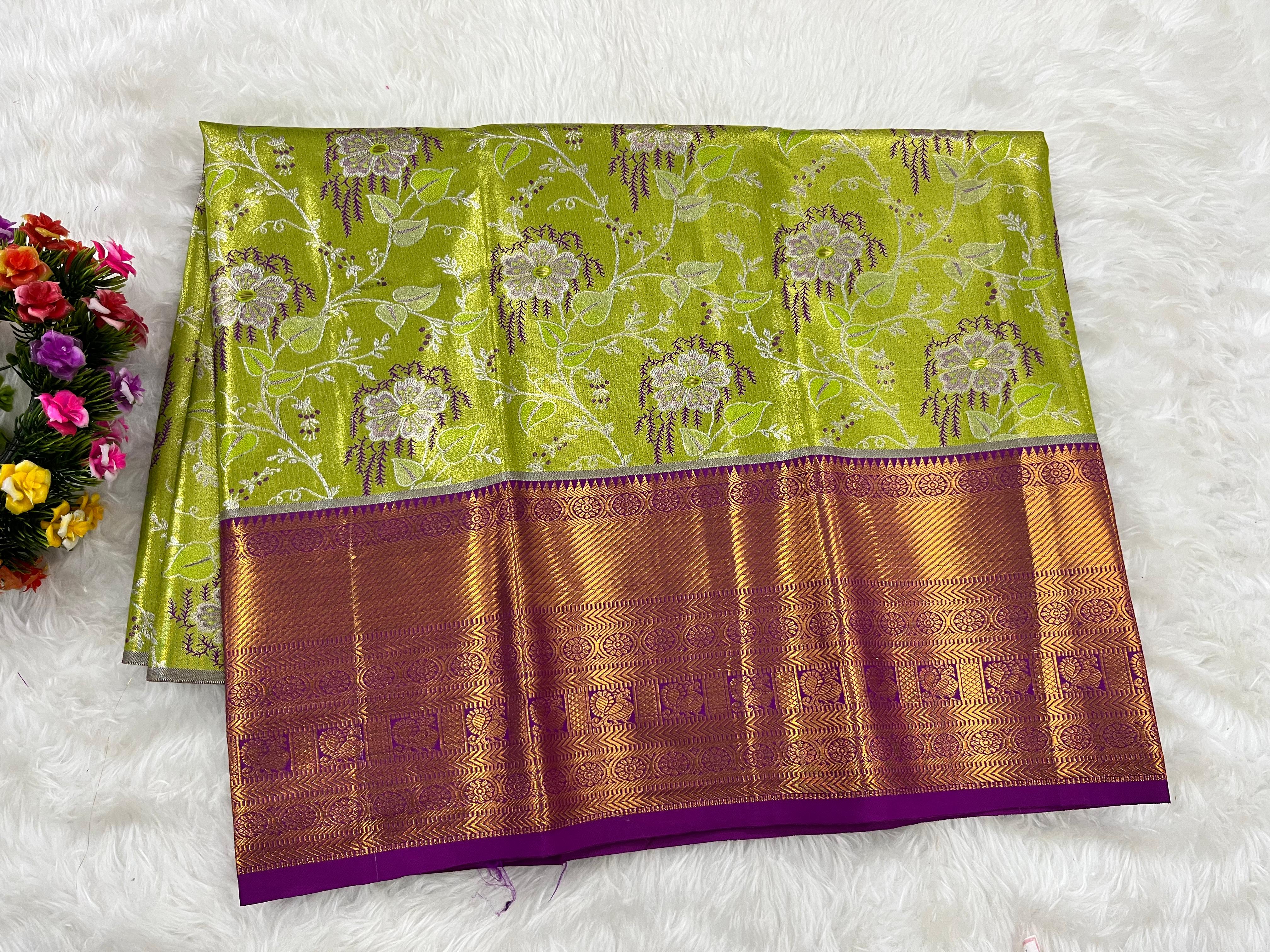 (2–5  Year) Lehenga – Unstitched (Blouse + Material)