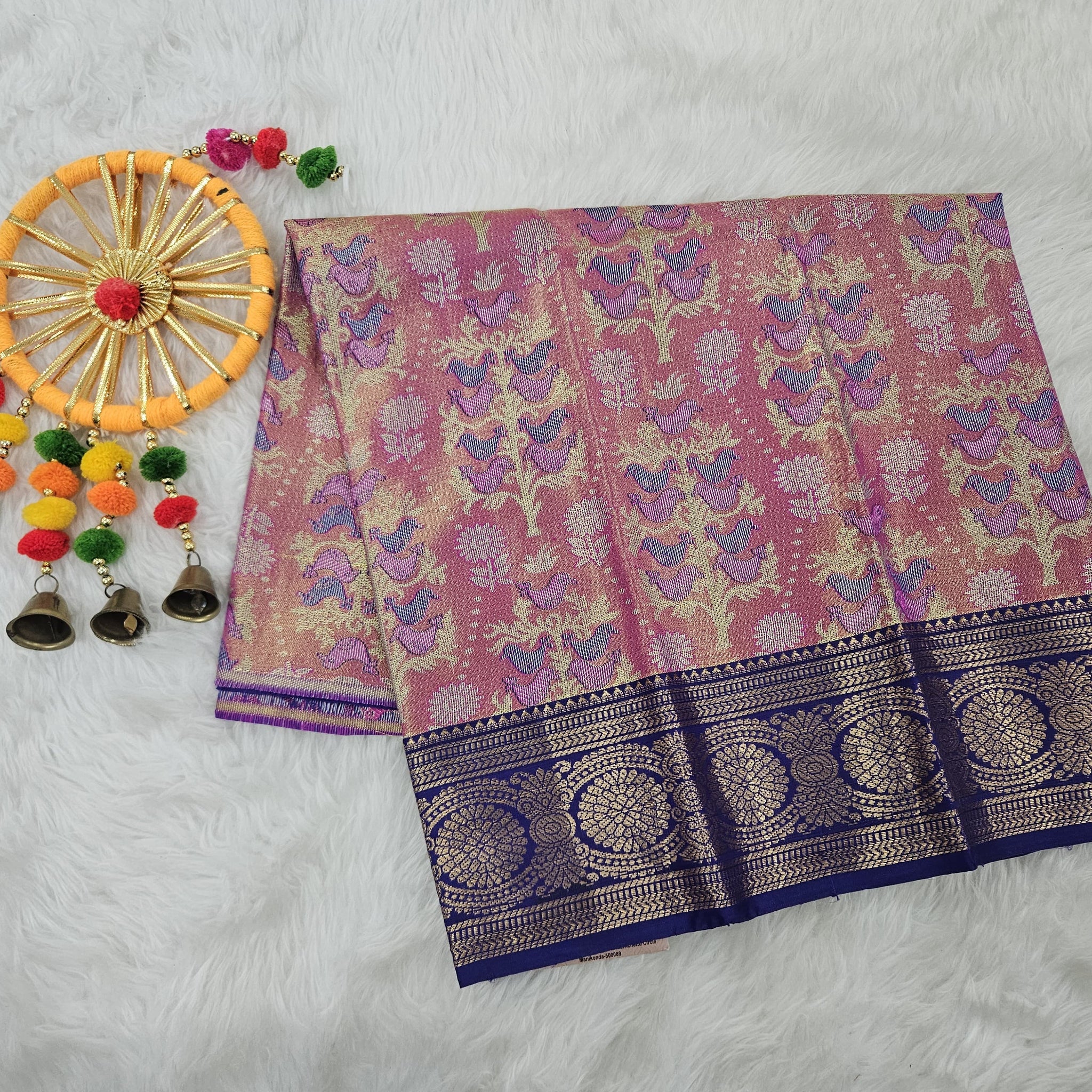 (0–1 Year) Lehenga – Unstitched (Blouse + Material)