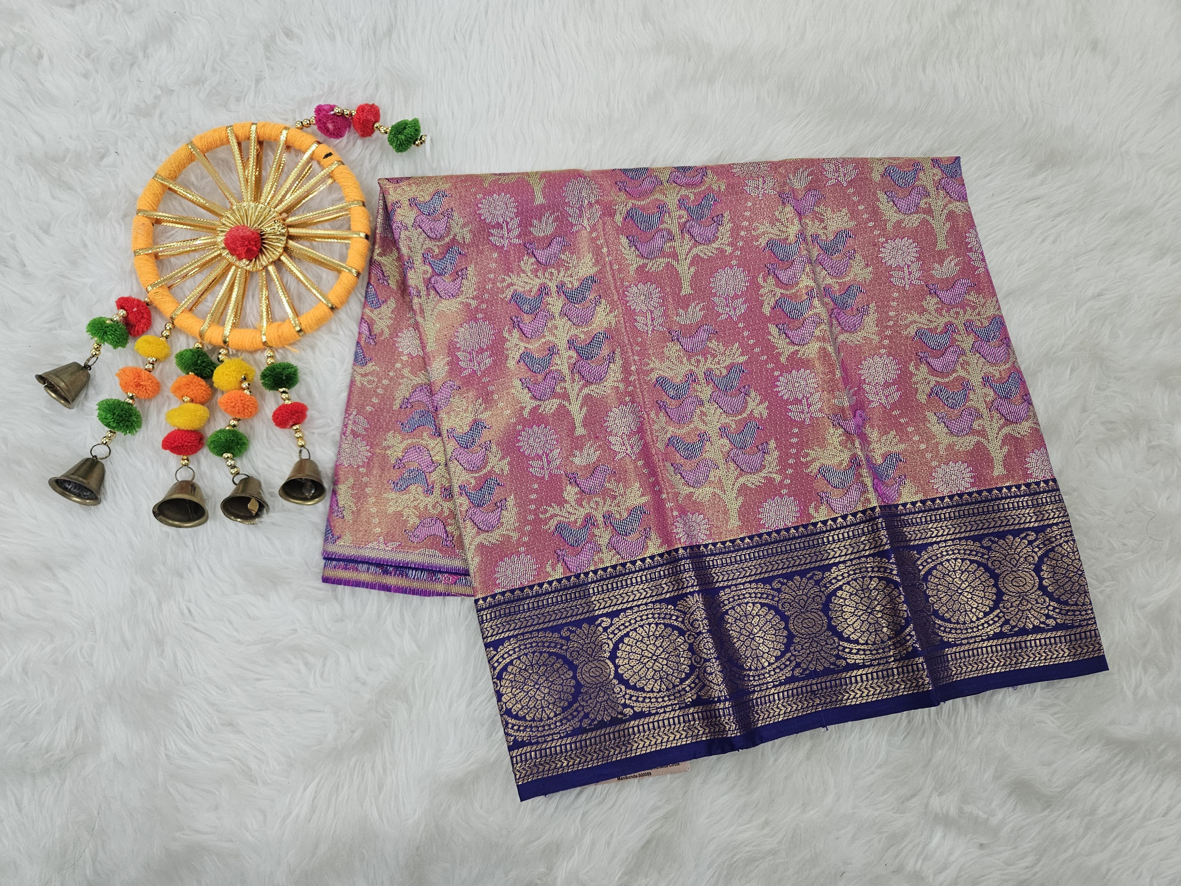 (0–1 Year) Lehenga – Unstitched (Blouse + Material)