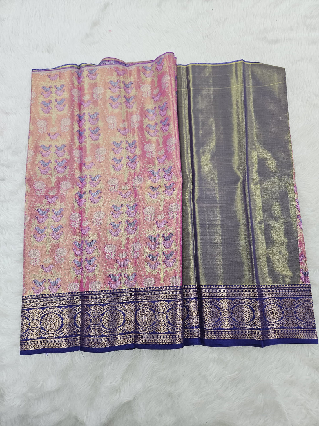 (0–1 Year) Lehenga – Unstitched (Blouse + Material)