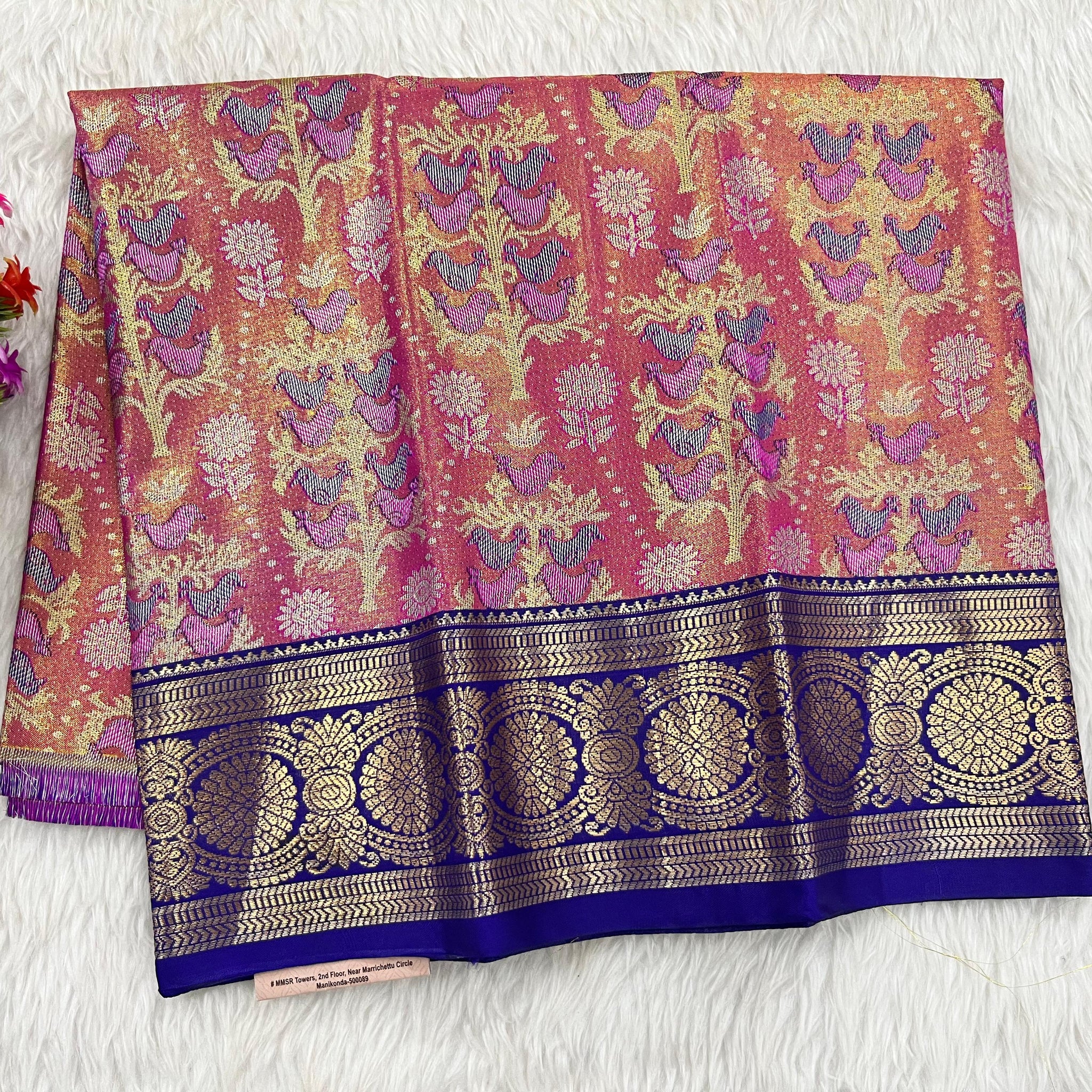 (0–1 Year) Lehenga – Unstitched (Blouse + Material)