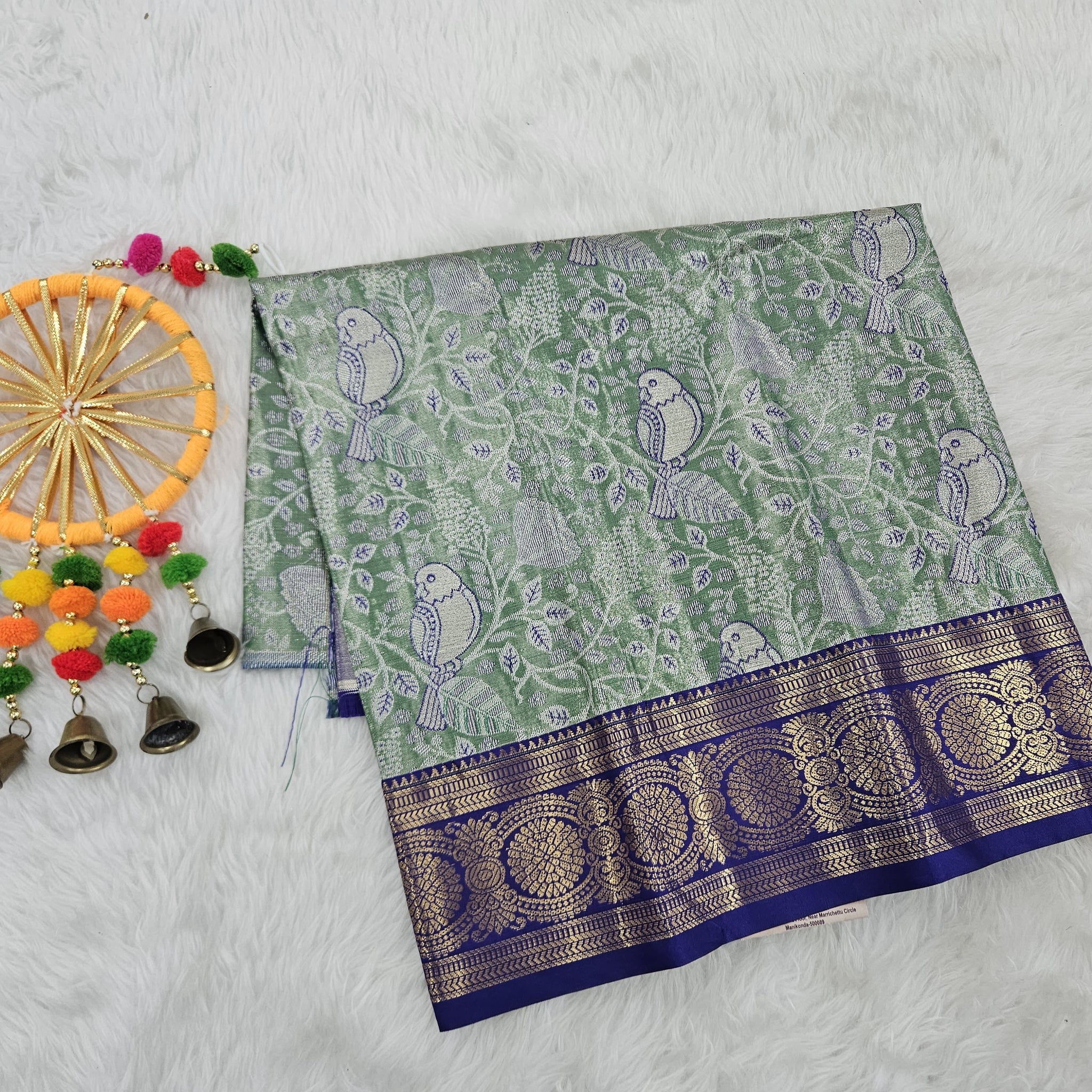 (0–1 Year) Lehenga – Unstitched (Blouse + Material)