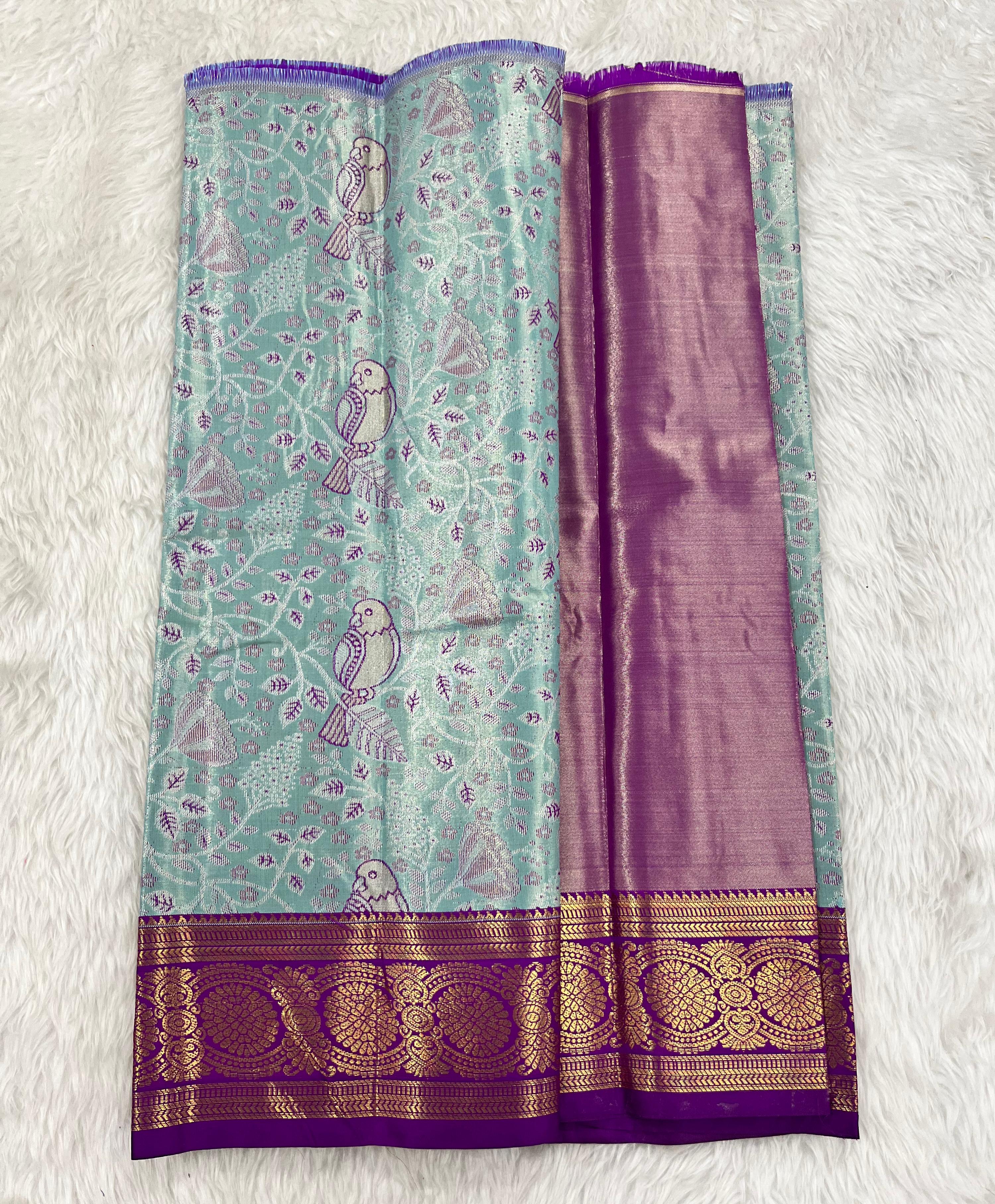 (0–1 Year) Lehenga – Unstitched (Blouse + Material)