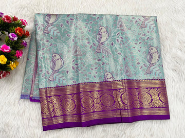 (0–1 Year) Lehenga – Unstitched (Blouse + Material)