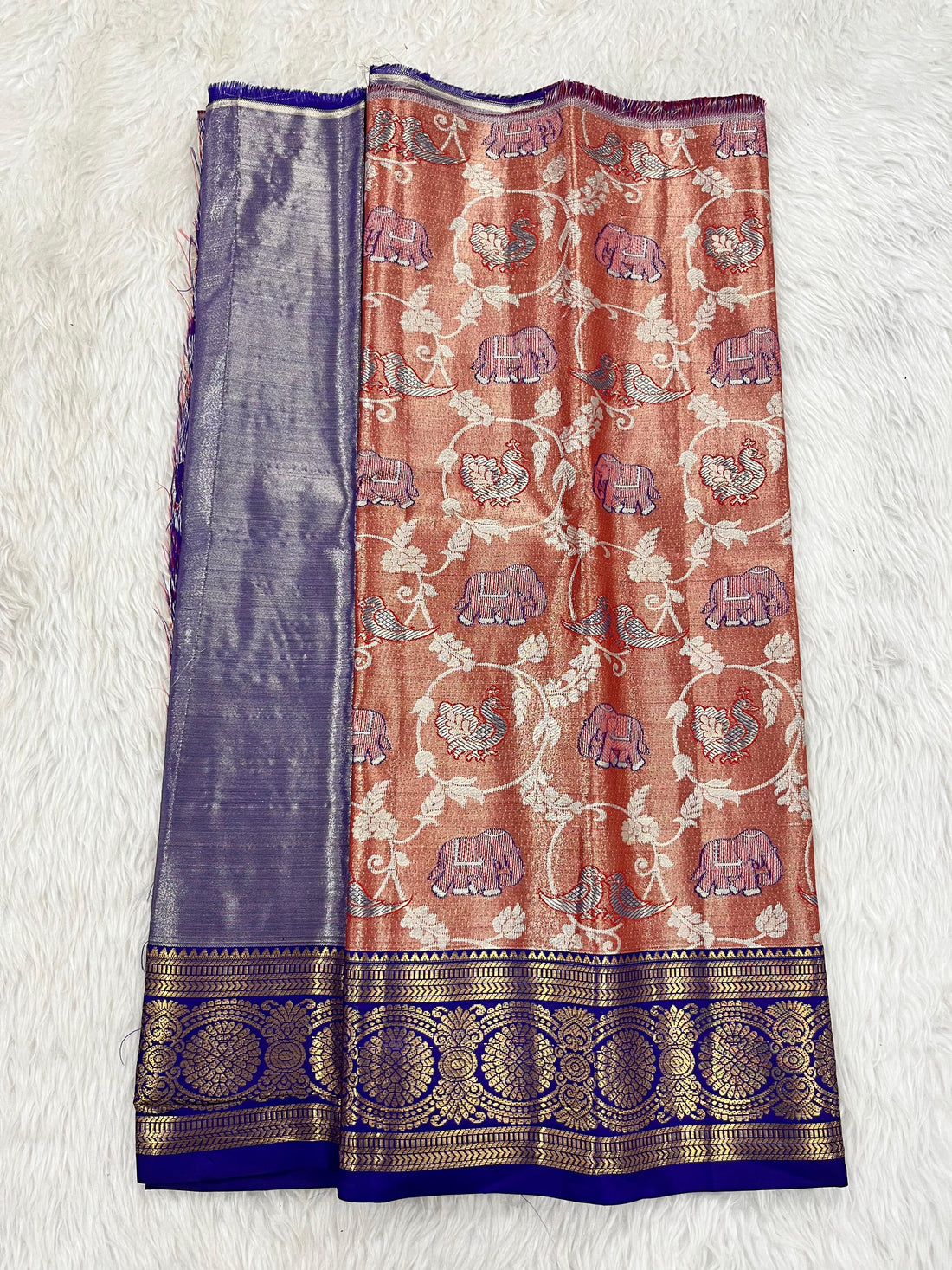 (0–1 Year) Lehenga – Unstitched (Blouse + Material)