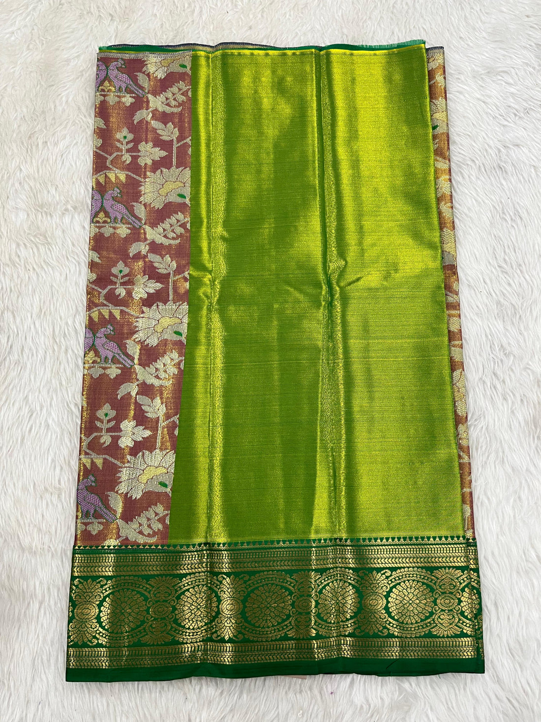 (0–1 Year) Lehenga – Unstitched (Blouse + Material)