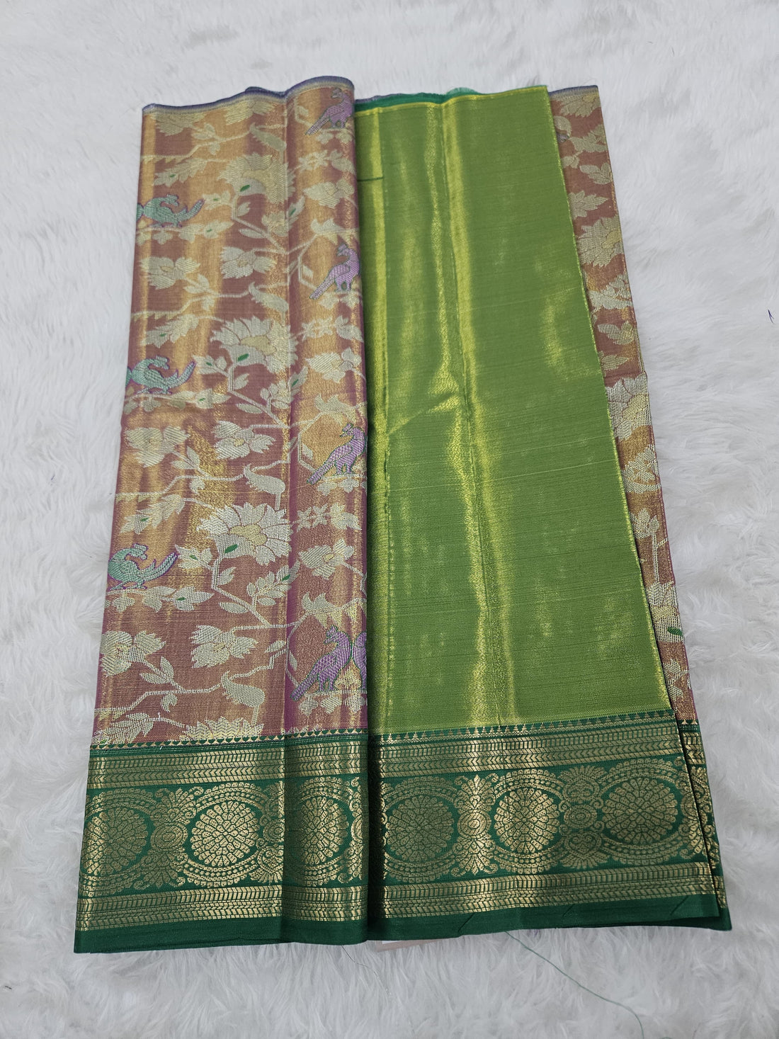 (0–1 Year) Lehenga – Unstitched (Blouse + Material)