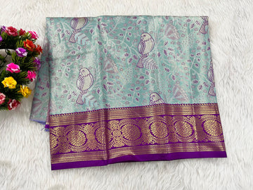 (0–1 Year) Lehenga – Unstitched (Blouse + Material)