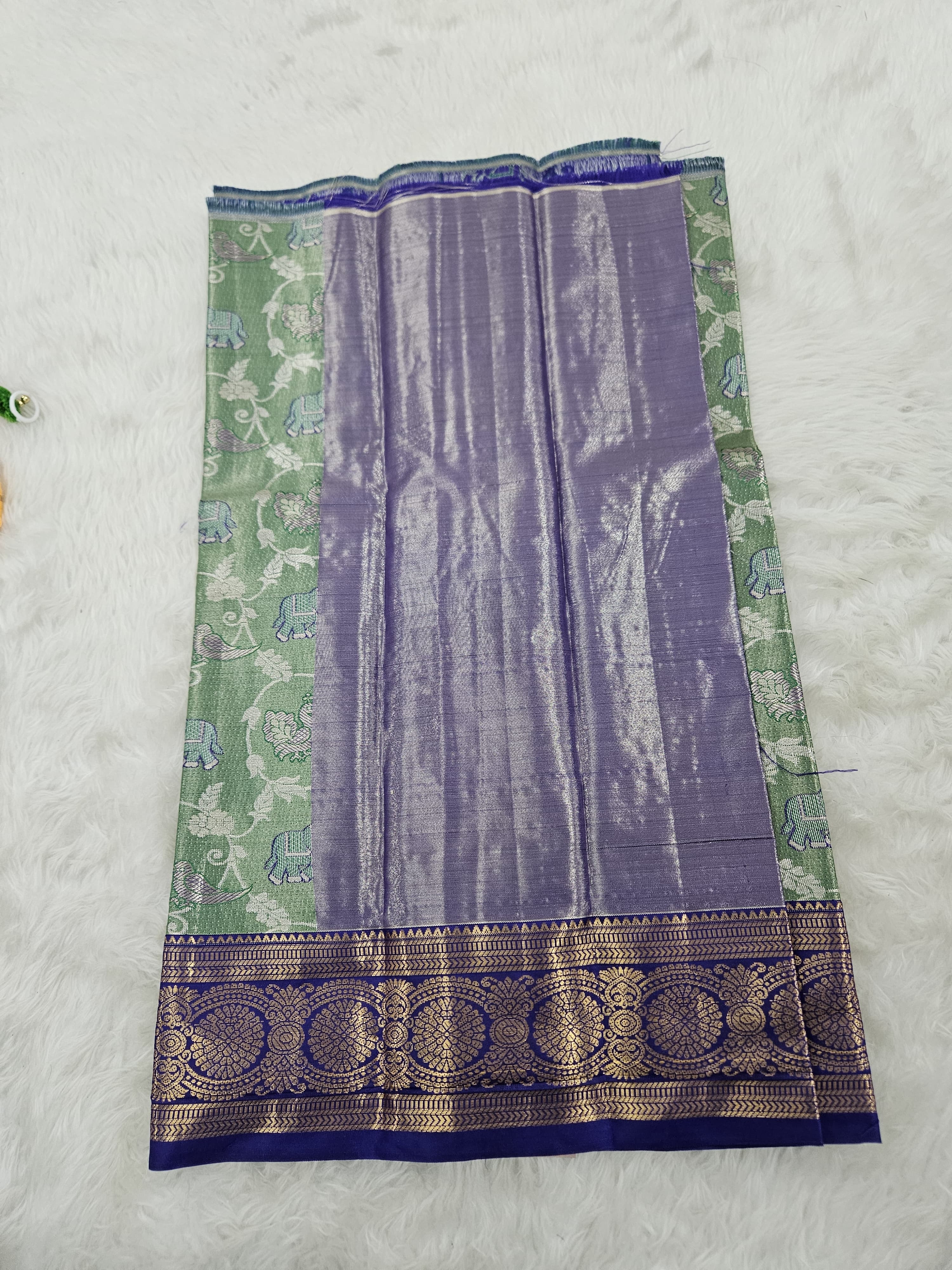 (0–1 Year) Lehenga – Unstitched (Blouse + Material)