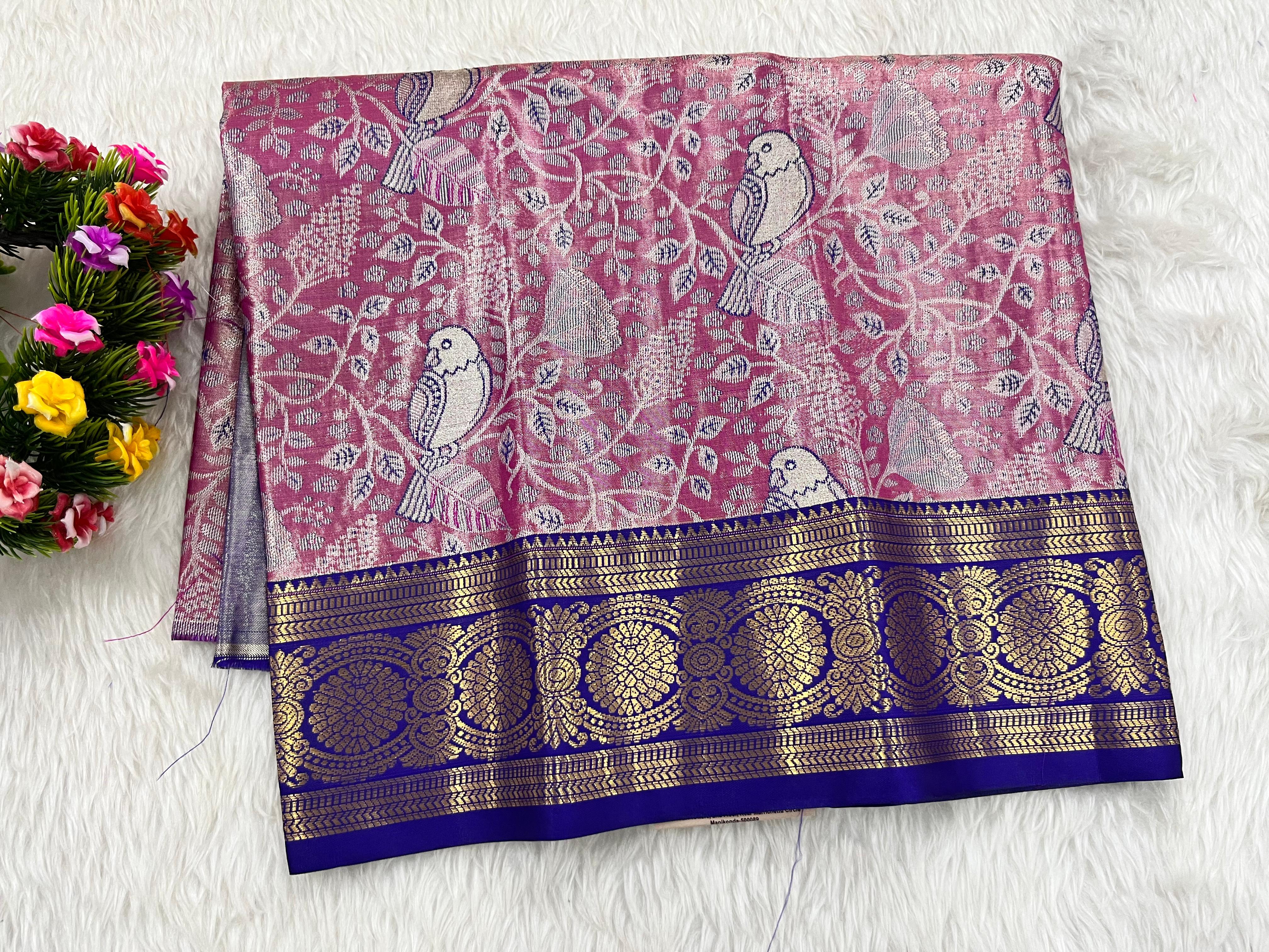 (0–1 Year) Lehenga – Unstitched (Blouse + Material)