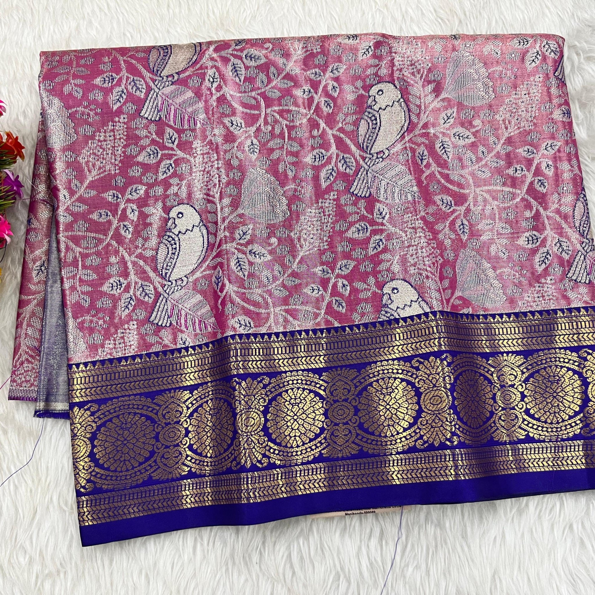 (0–1 Year) Lehenga – Unstitched (Blouse + Material)