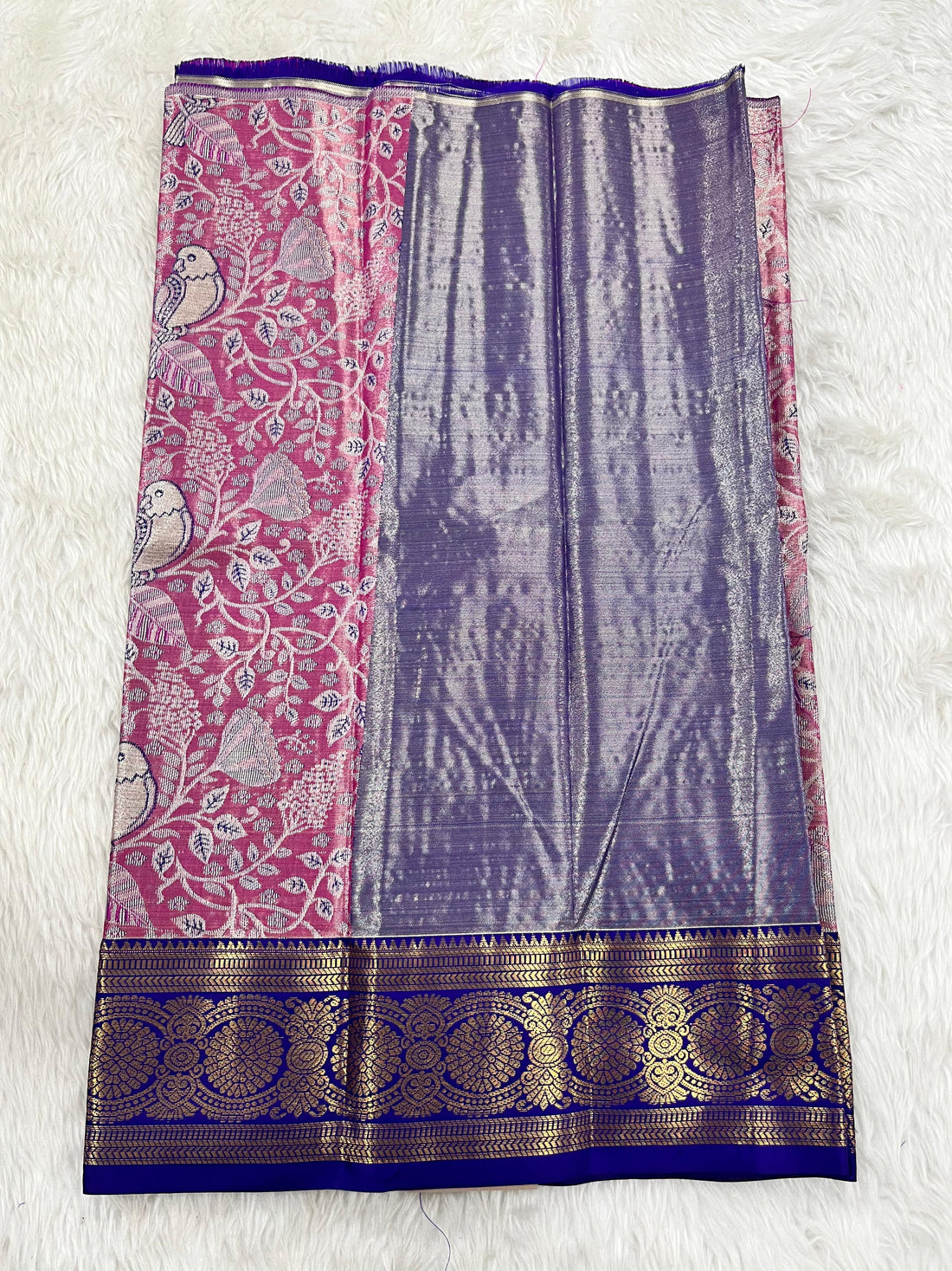 (0–1 Year) Lehenga – Unstitched (Blouse + Material)