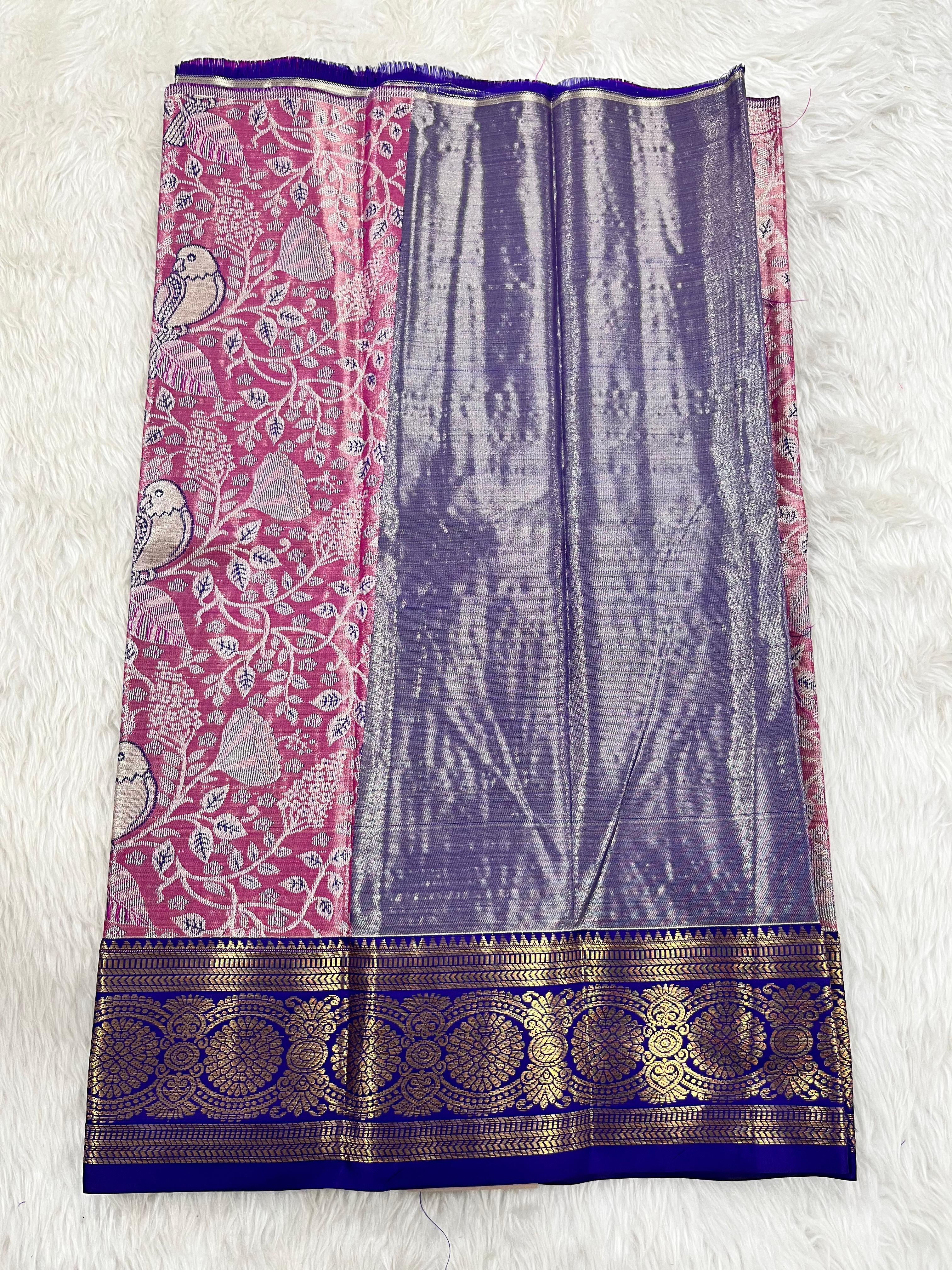 (0–1 Year) Lehenga – Unstitched (Blouse + Material)