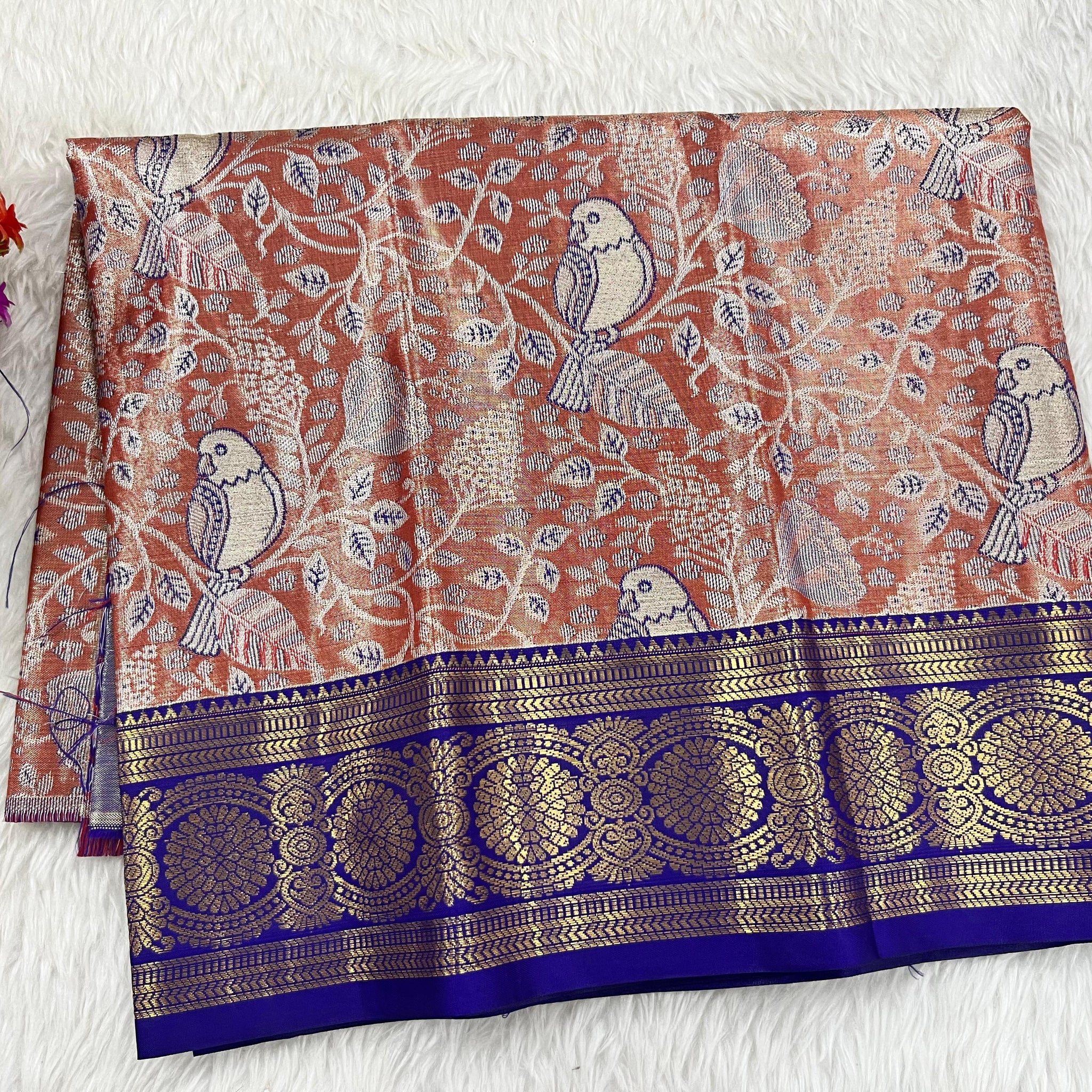 (0–1 Year) Lehenga – Unstitched (Blouse + Material)