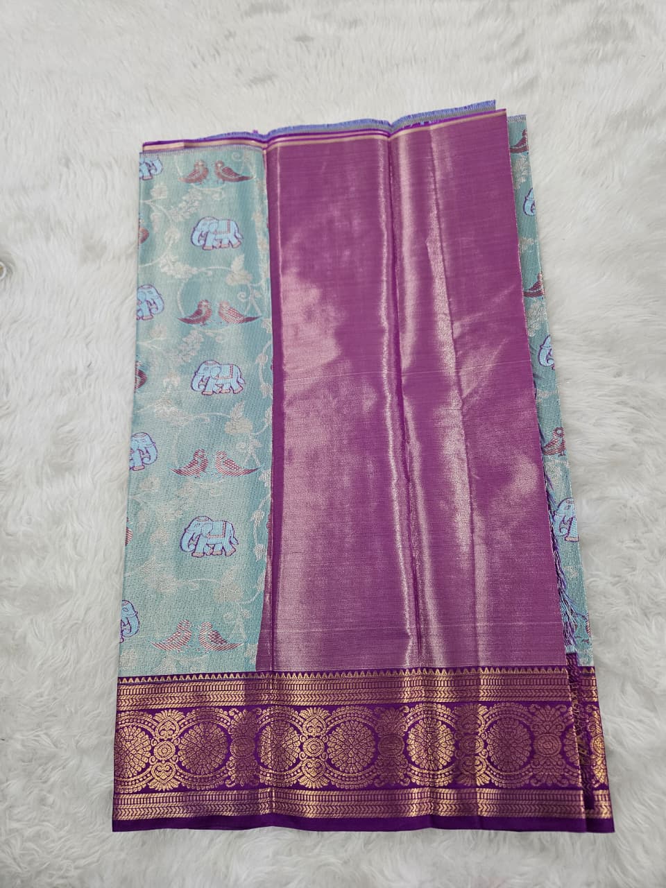 (0–1 Year) Lehenga – Unstitched (Blouse + Material)