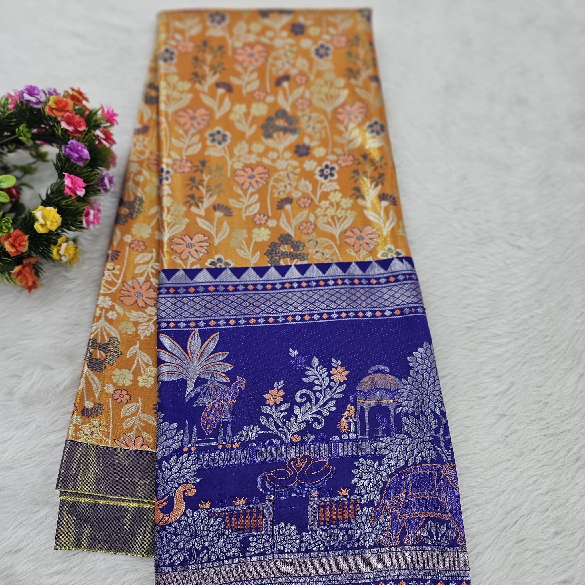 (10+ Year) Lehenga – Unstitched (Blouse + Material)