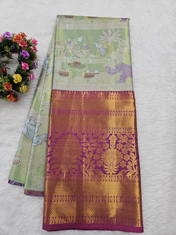 (10+ Year) Lehenga – Unstitched (Blouse + Material)